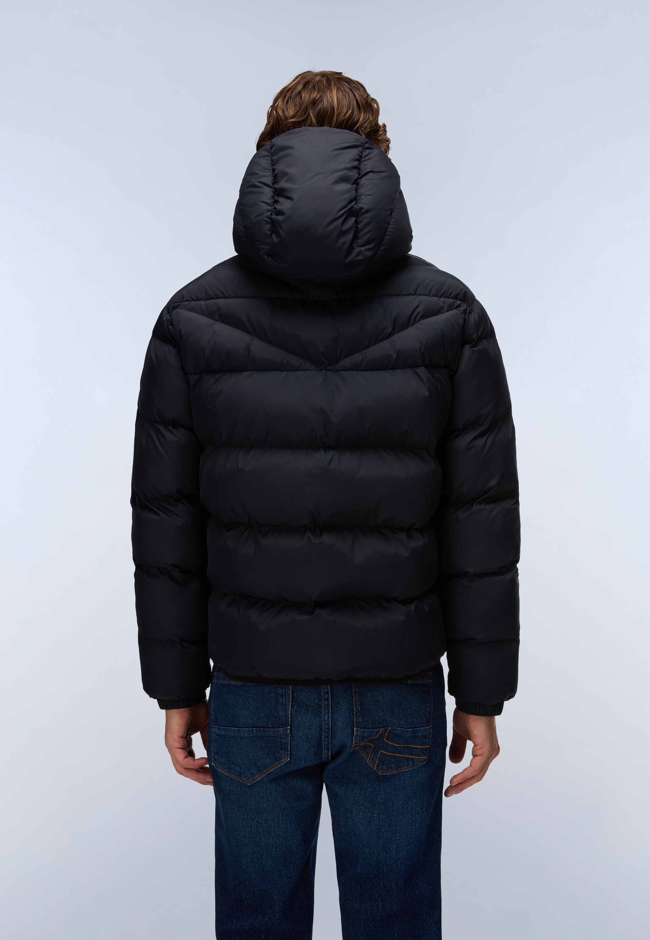 Napapijri Steppjacke »A-MOLVENO HOOD BLACK BEAUTY« auch in grossen Grössen