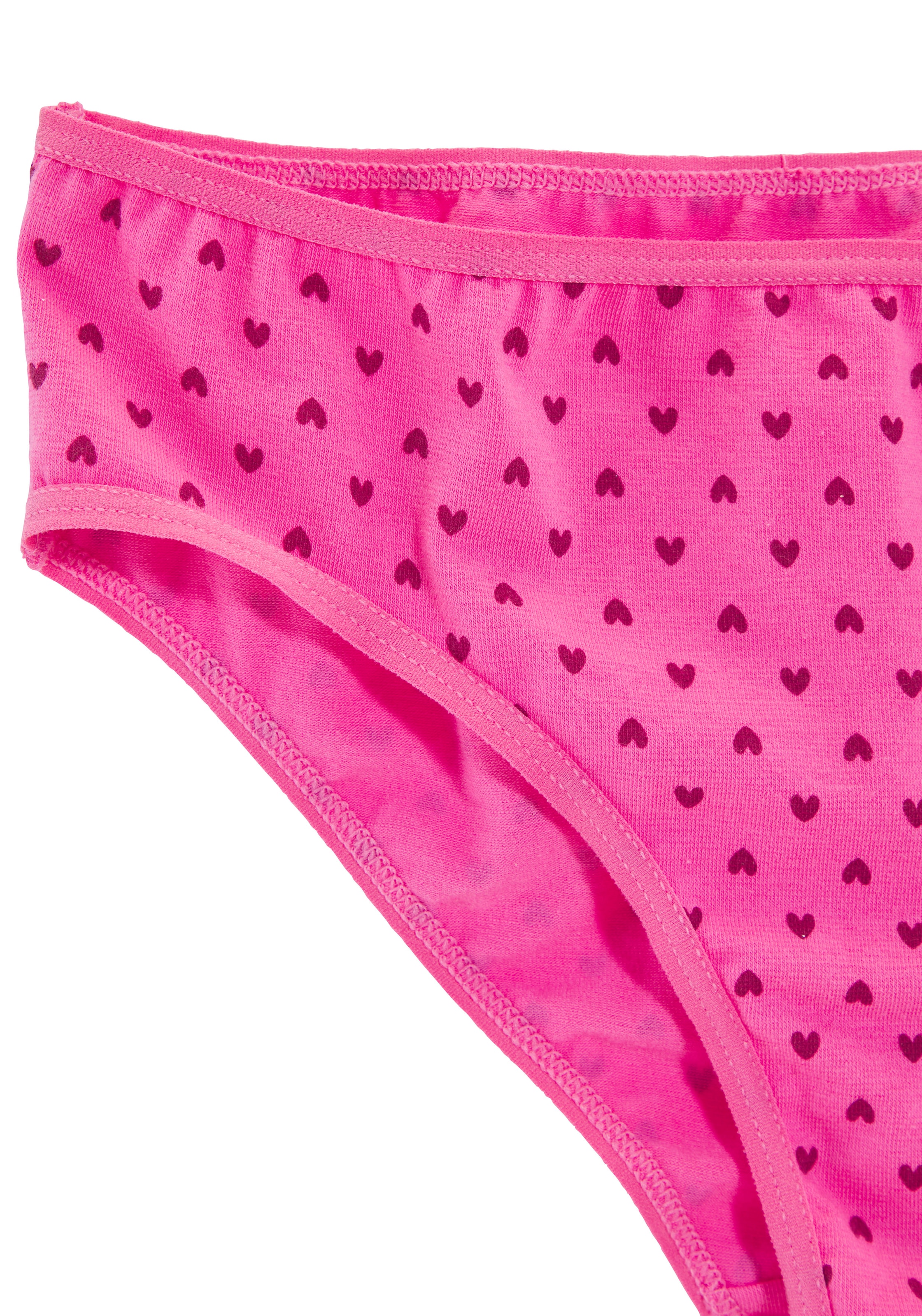 petite fleur by Lascana Slip de bikini Paquet, 8 cuis avec imprimé étoiles et uni