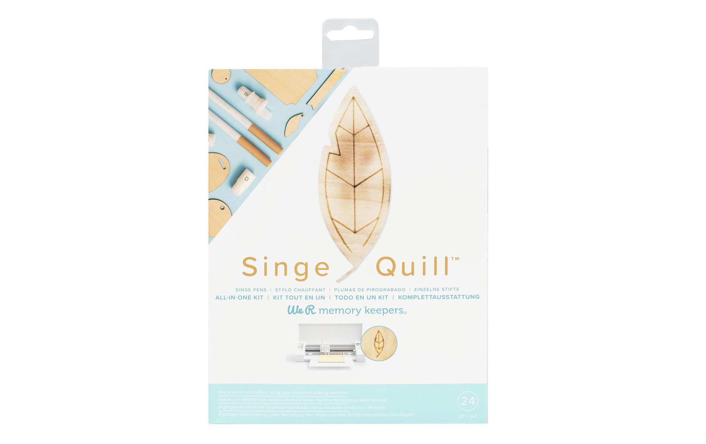   Set créatif »Singe Quill Brandmalerei«