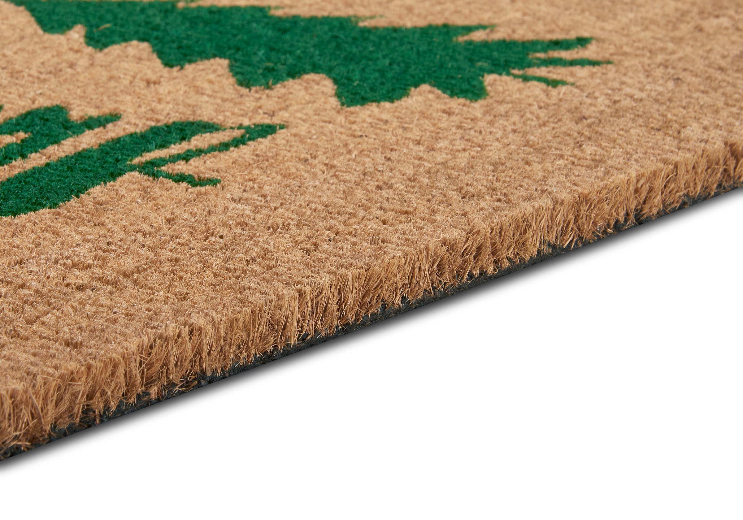 HANSE Home Fussmatte »Mix Mats Kokos Decorated Pine Trees«, rechteckig, 15 mm Höhe, Weihnachten, Schmutzfangmatte, Outdoor, Rutschfest, Innen, Kokosmatte