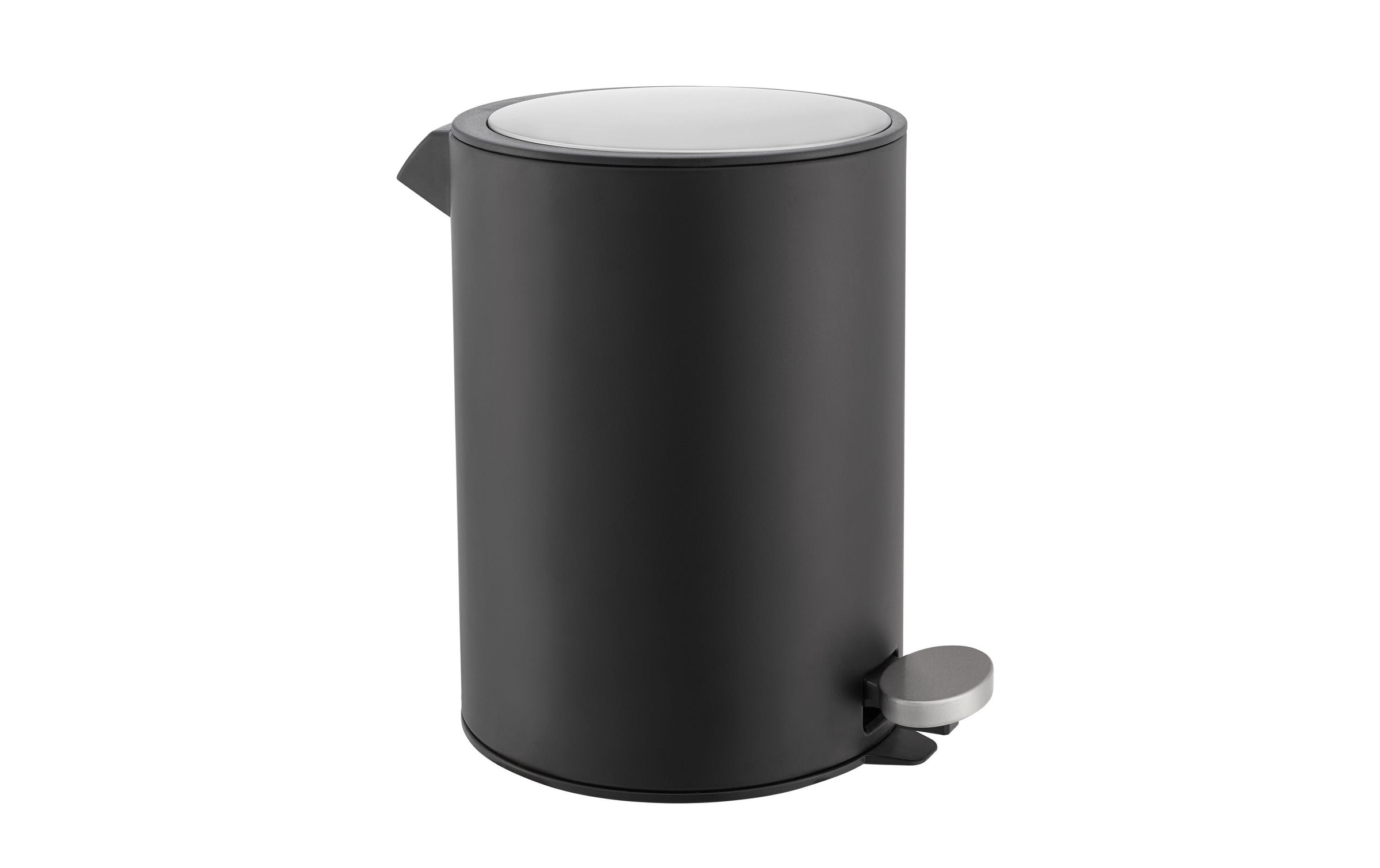 Image of diaqua Mülleimer "Elegance 3 l, Schwarz matt" 1 Behälter