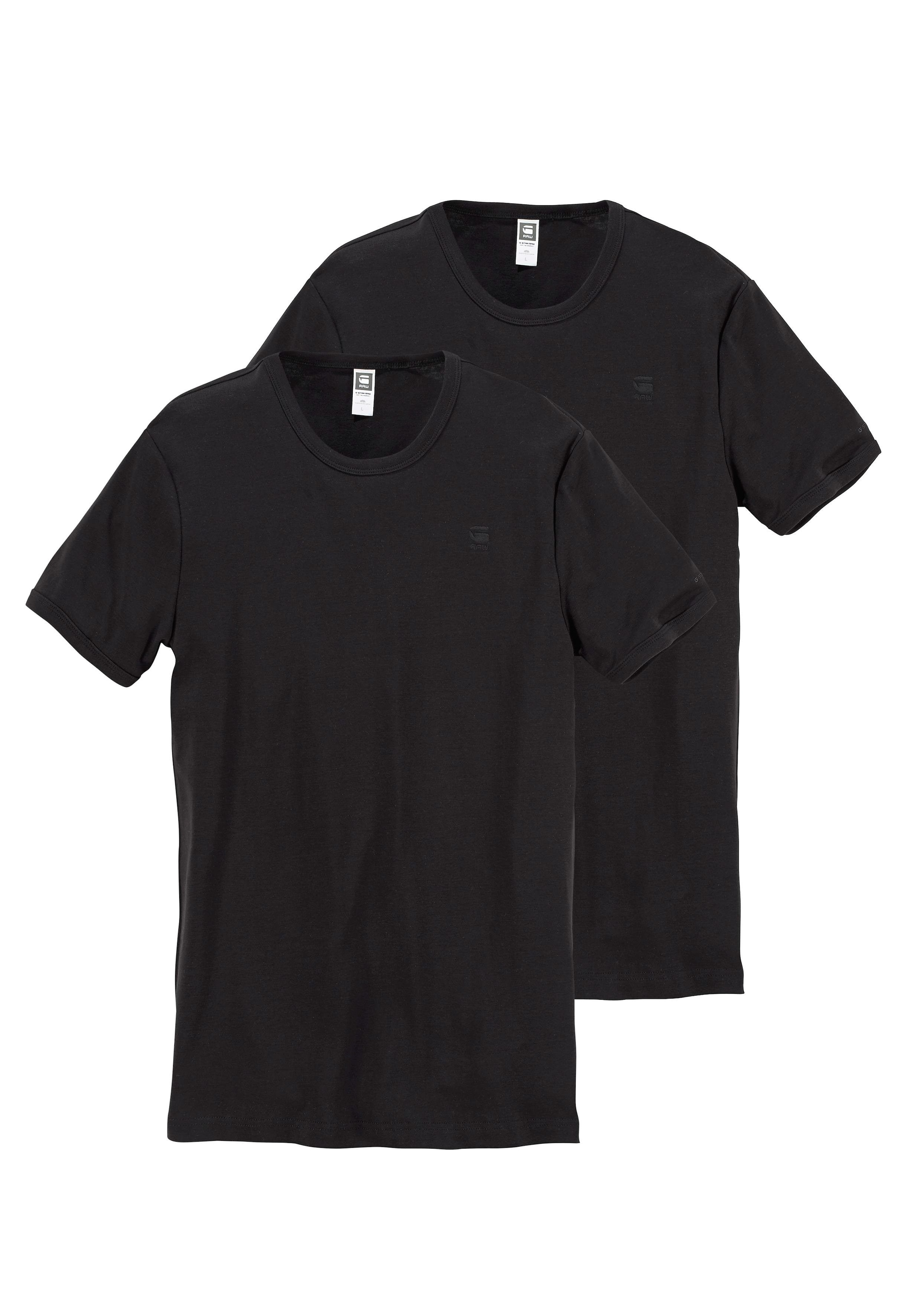 T-Shirt, (Packung, 2er-Pack)