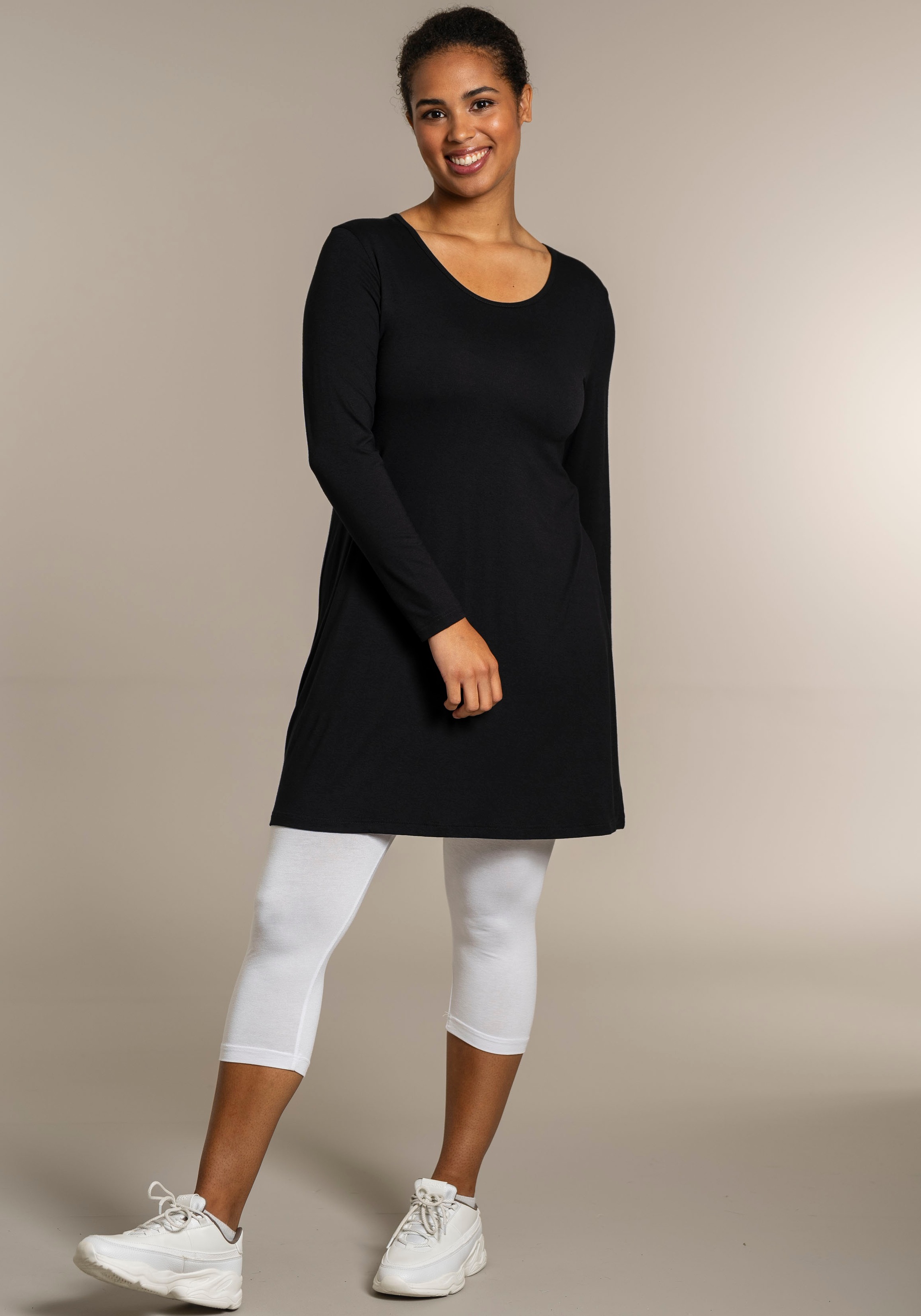 SANDGAARD Longshirt, in Unifarbe