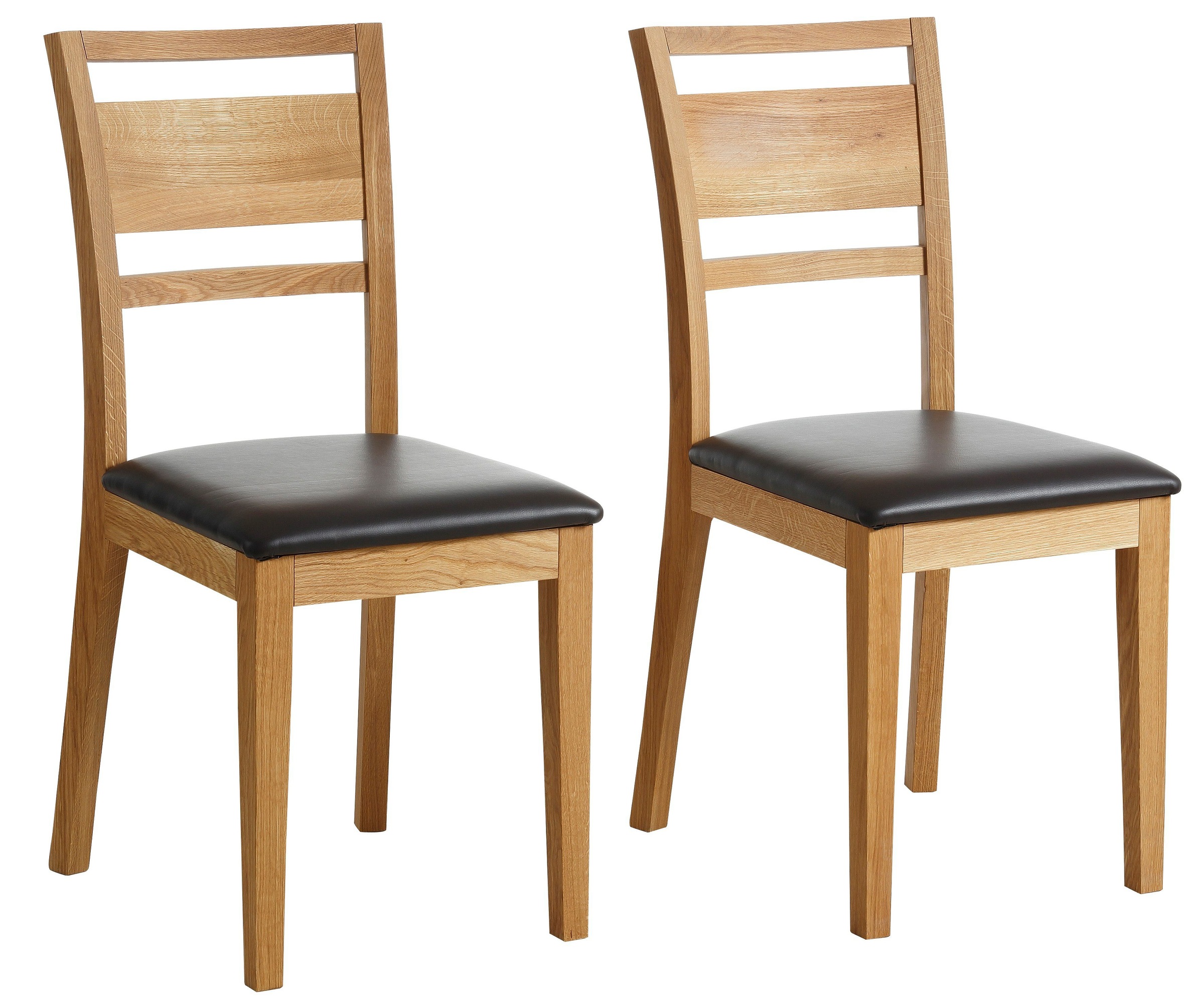 Image of Premium collection by Home affaire 4-Fussstuhl »Helsinki«, (Set), 2 St., Kunstleder, Holzstuhl, Küchenstuhl bei Ackermann Versand Schweiz