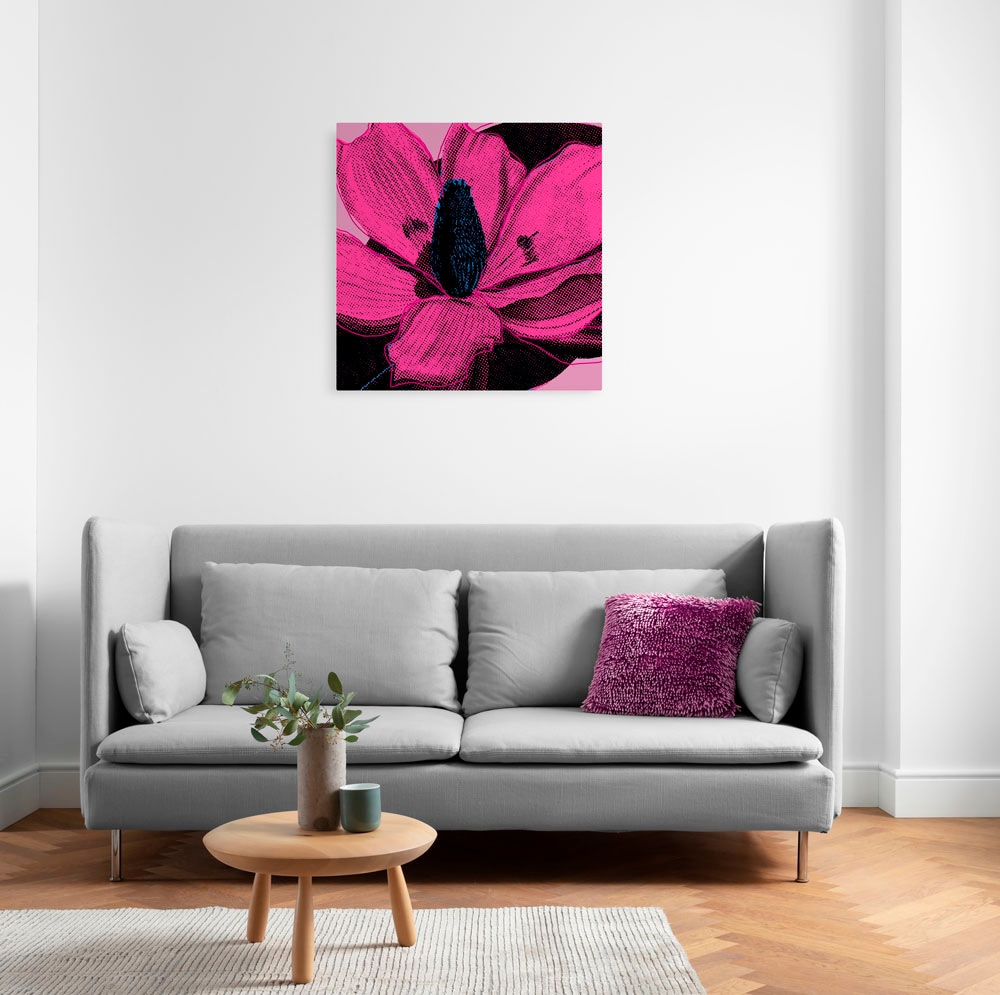 Image of Komar Leinwandbild "Pink Fusion - Grösse 60 x 60 cm" Natur 1 Stk. tlg. Keilrahmenbild mi Echtholzrahmen