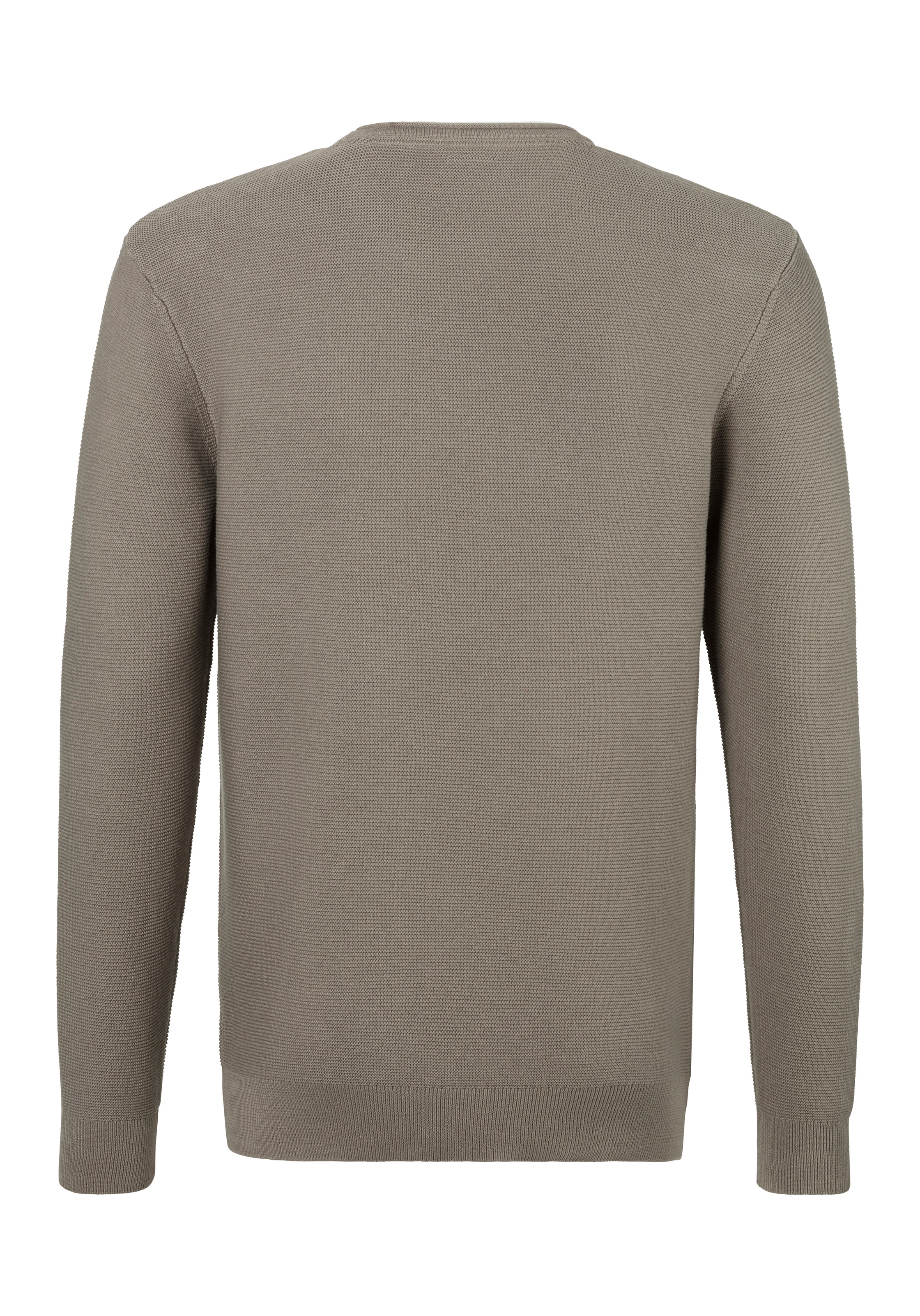 AUTHENTIC LE JOGGER Strickpullover, mit Double-Layer Optik, Pullover aus reiner Baumwolle