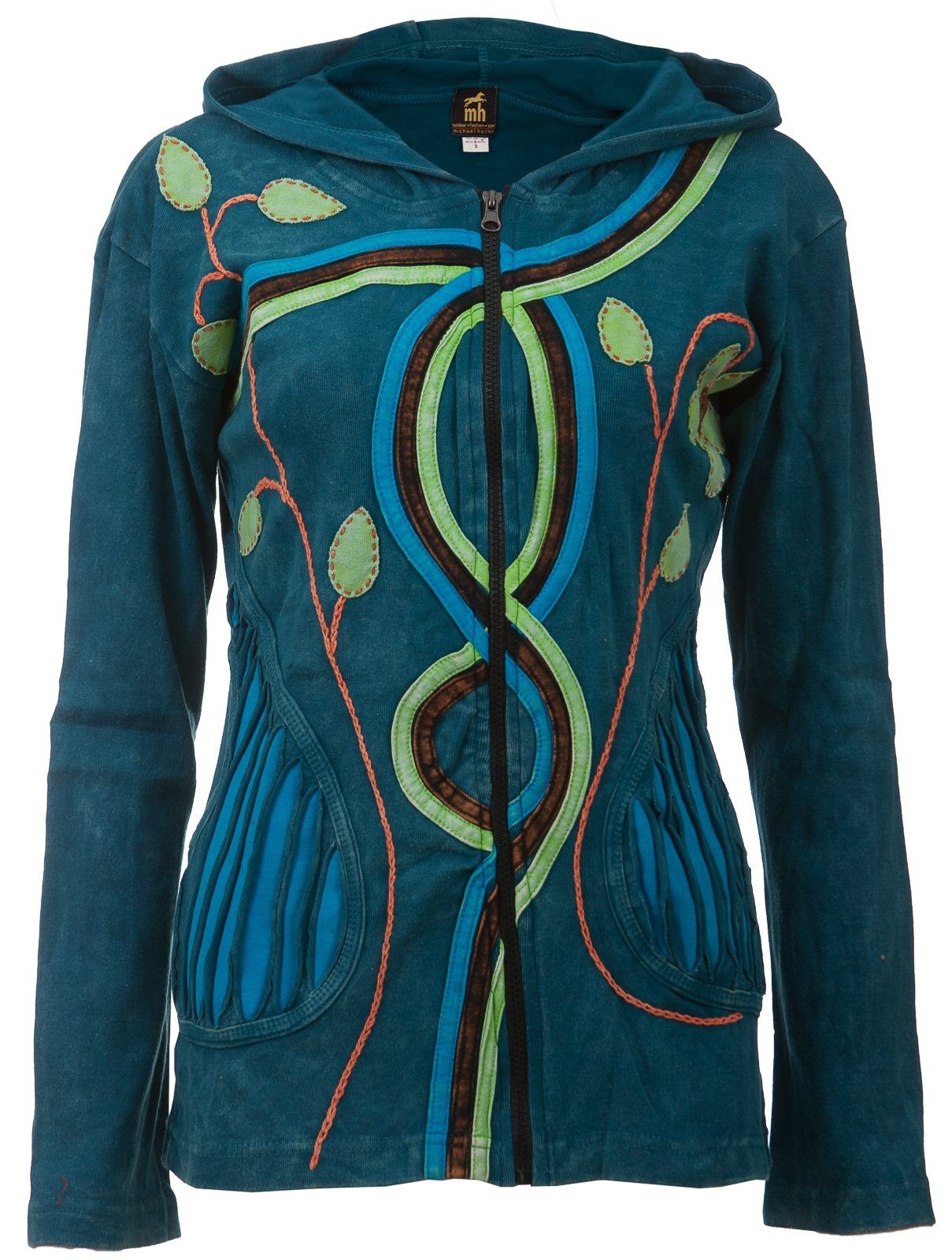 Fleecejacke »Patchwork Multicolor NUNAVUT FLOWER POWER«