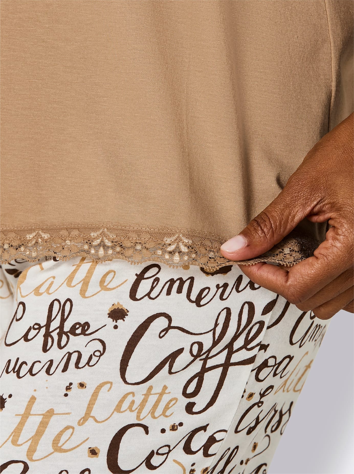 wäschepur Pyjamaoberteil »Schlafanzug-Shirt« 1 tlg.