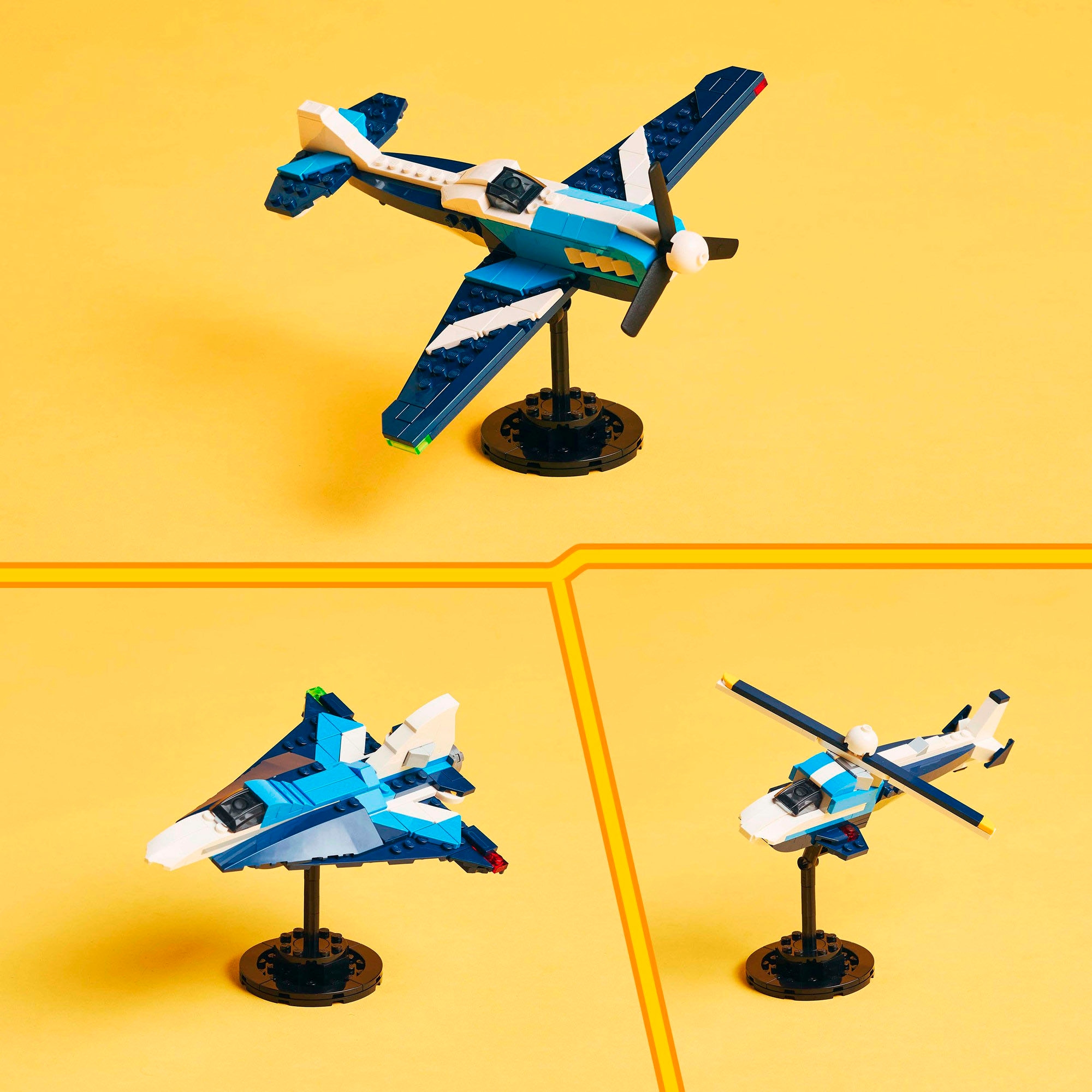 LEGO® Konstruktionsspielsteine »Flieger: Rennflugzeug (31160), LEGO Creator« Made in Europe