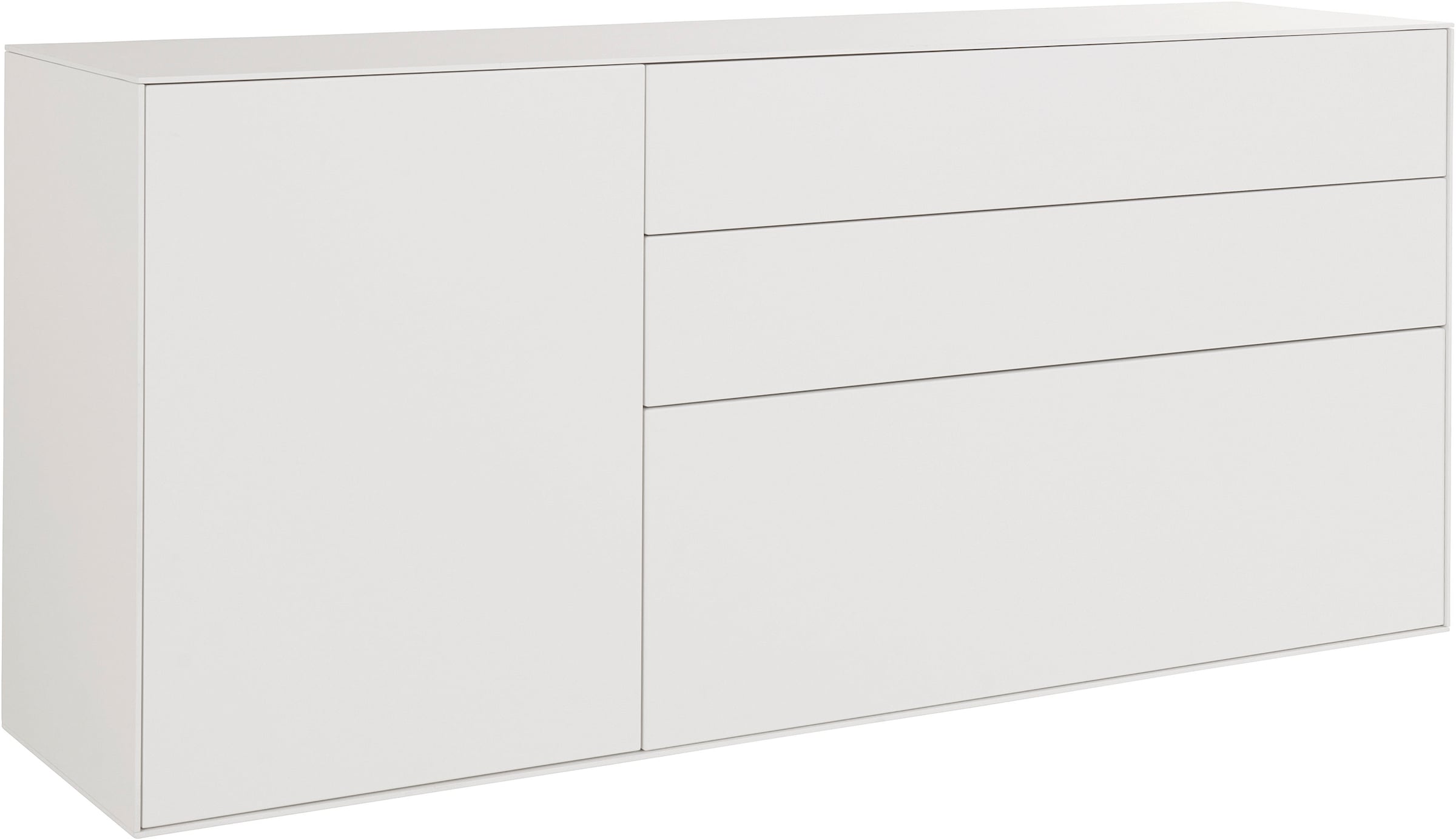 LeGer Home by Lena Gercke Sideboard »Essentials«, Breite: 167cm, MDF lackiert, Push-to-open-Funktion