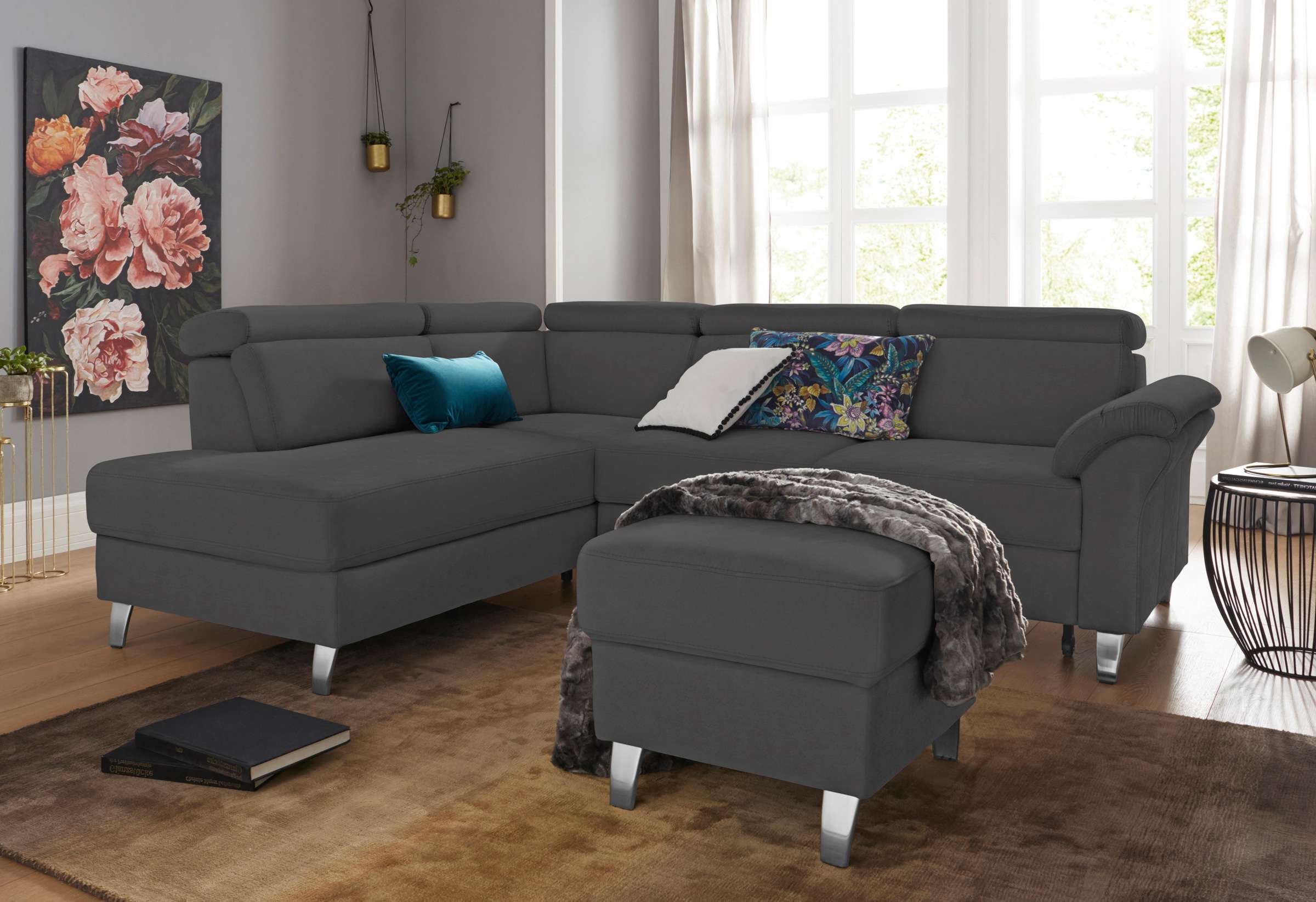 Image of sit&more Ecksofa "Arngast L-Form" inklusive Kopfteilverstellung und Federkern