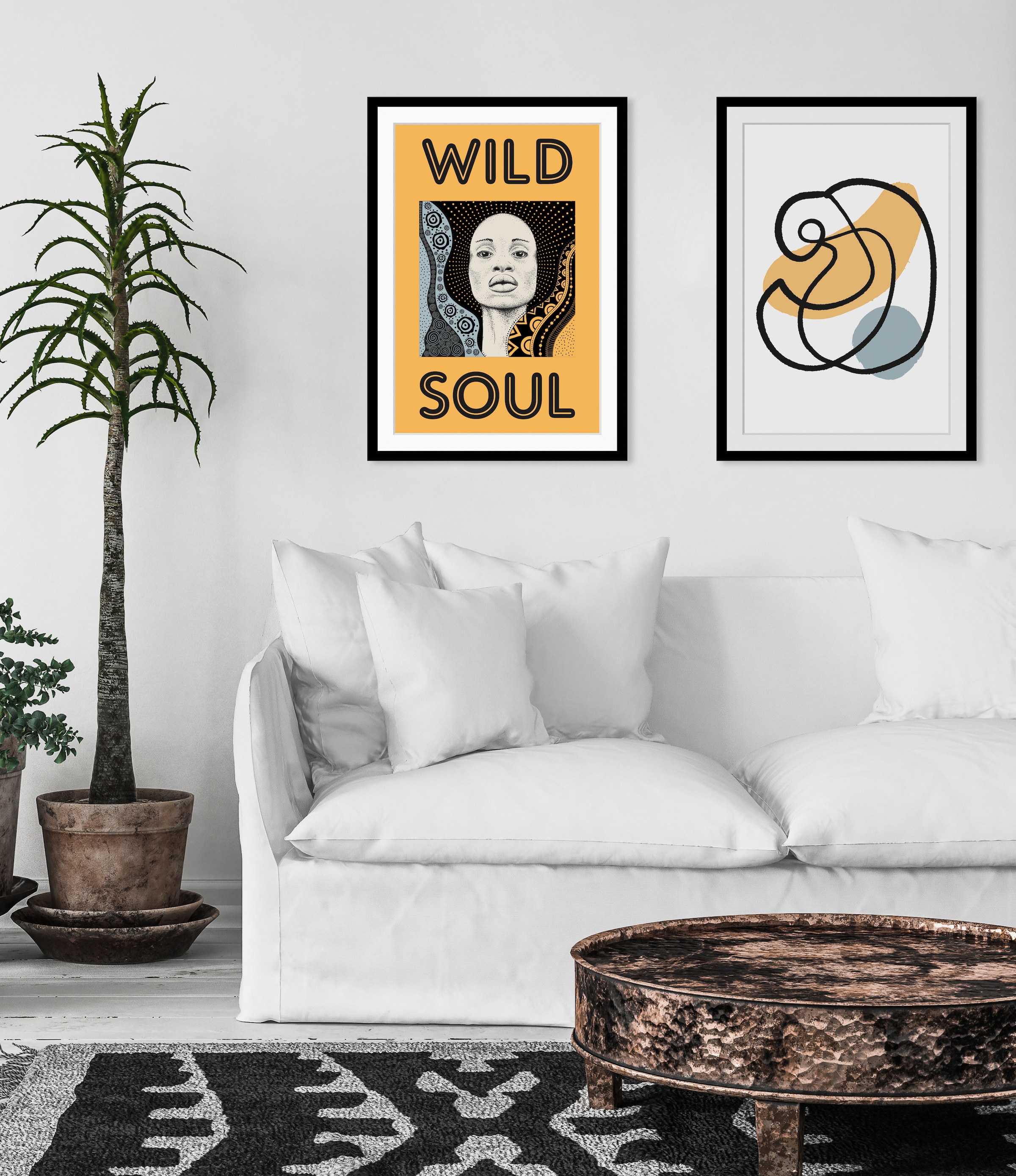 queence Image »Freddy« HD Premium Poster-Druck inkl. Holzrahmen