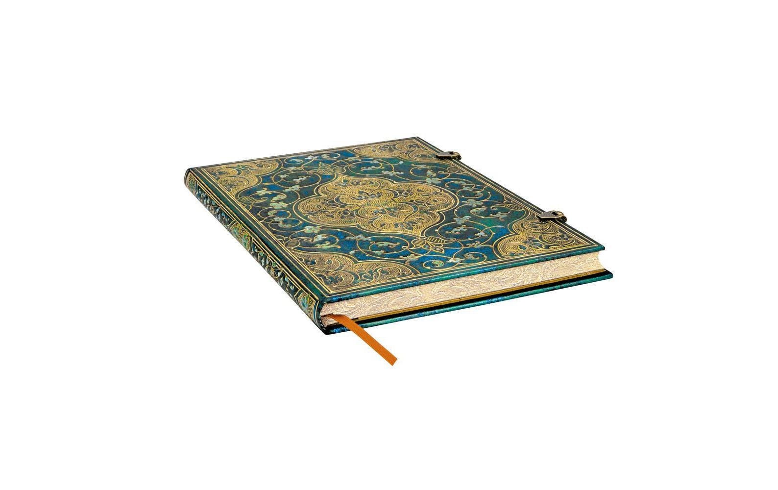   Notizheft »Paperblanks Notizbuch Chroniken Ultra, Liniert, Türkis«