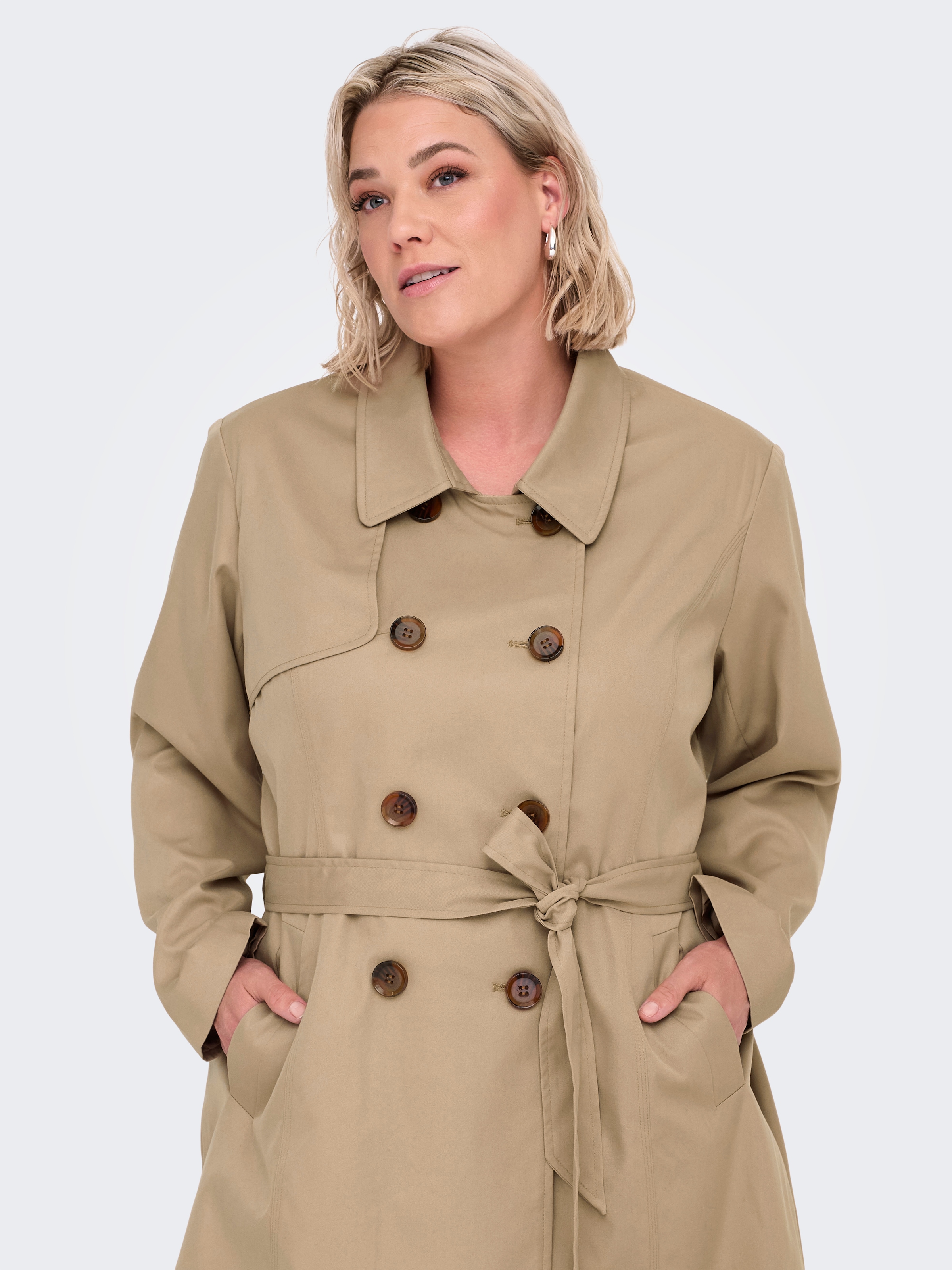 ONLY CARMAKOMA Trenchcoat »CARVALERIE TRENCHCOAT OTW«