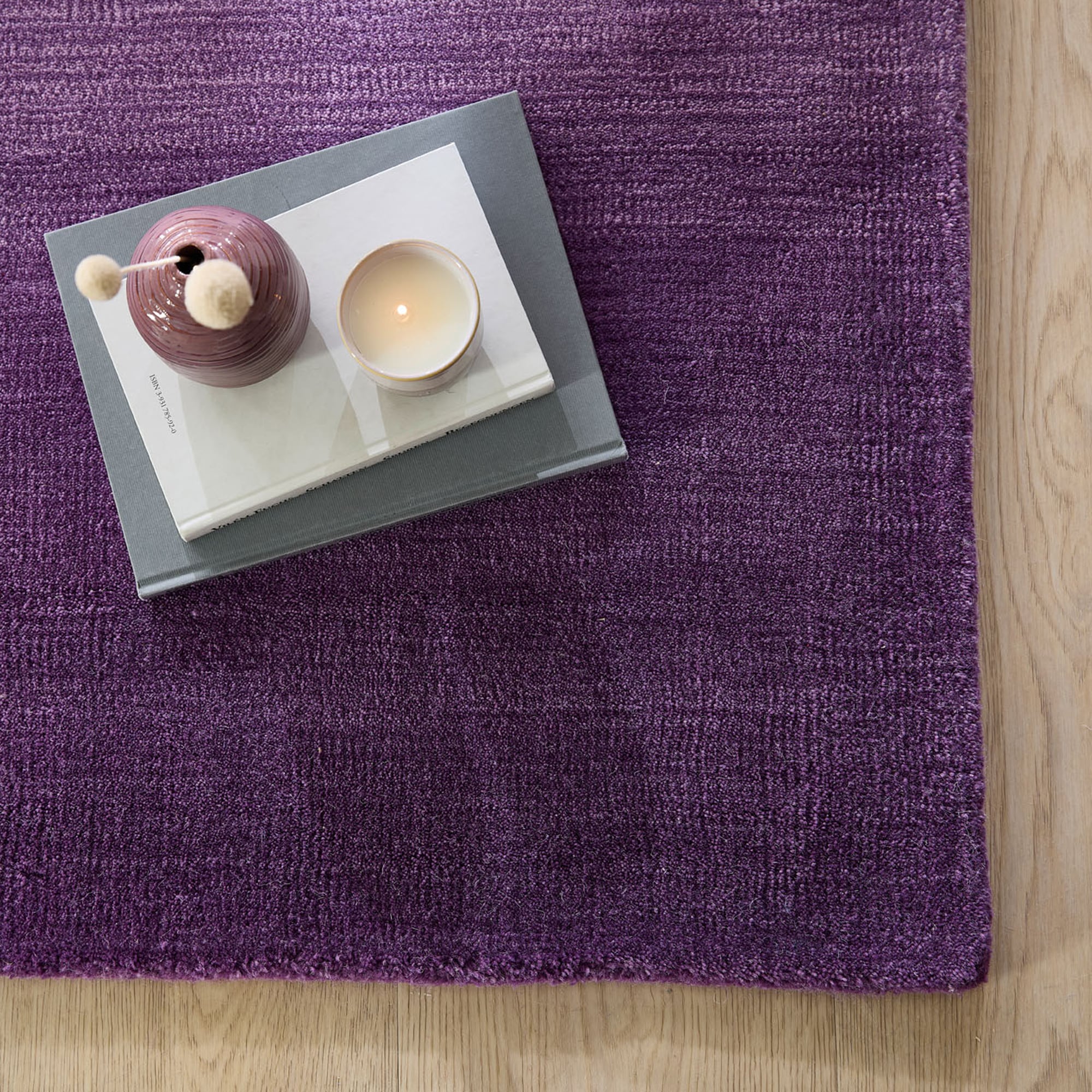 THEKO Tapis en laine »Wool Comfort« Rectangulaire 15 mm Höhe Tapis tissé main, pure laine, tissé à la main, couleurs brillantes, scandinave