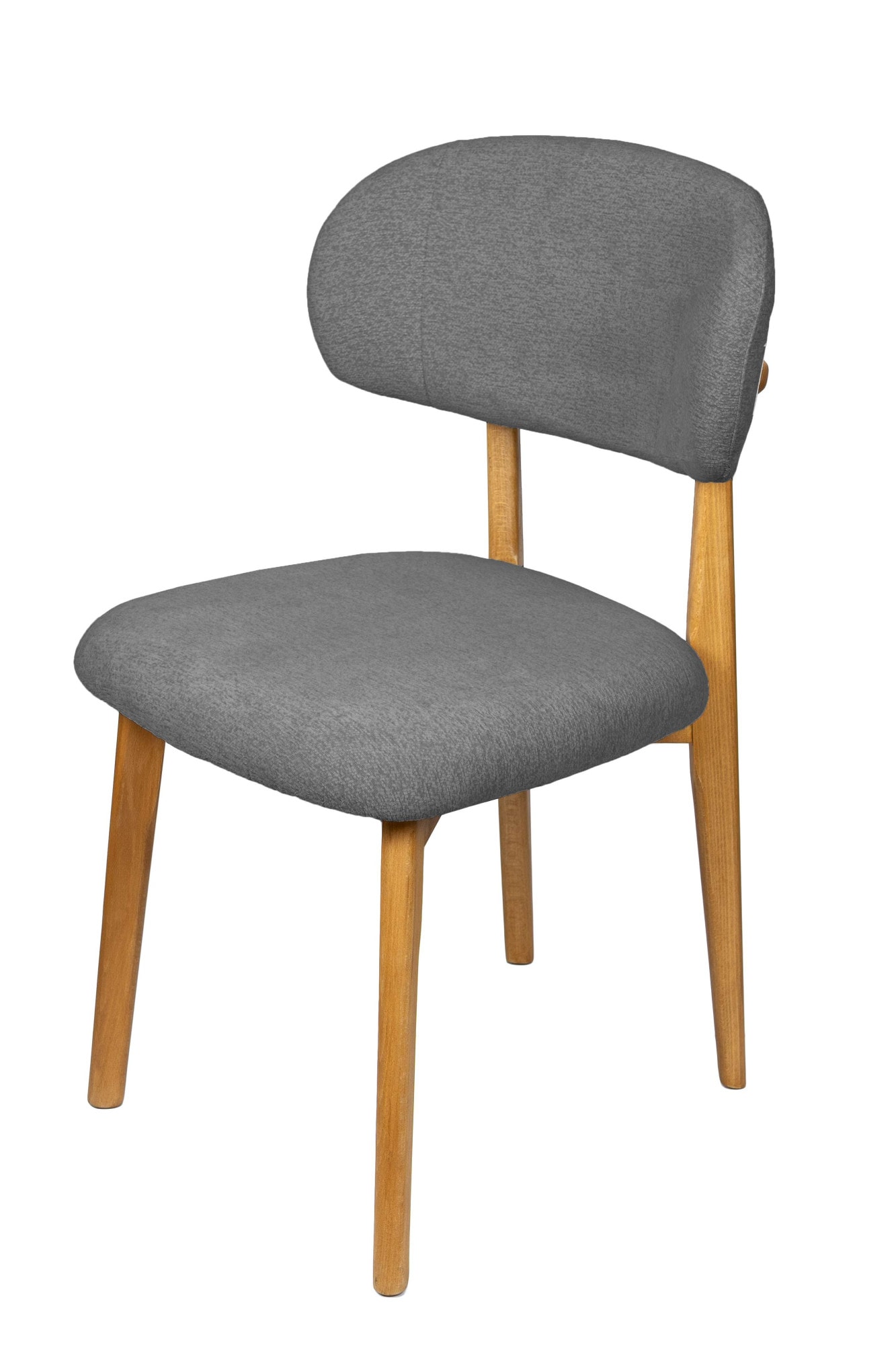 Home affaire Esszimmerstuhl »Nomo Polsterstuhl, Küchenstuhl, 4-Fussstuhl« () 2 Stk.Chenille, Massivholzbeine, Retro