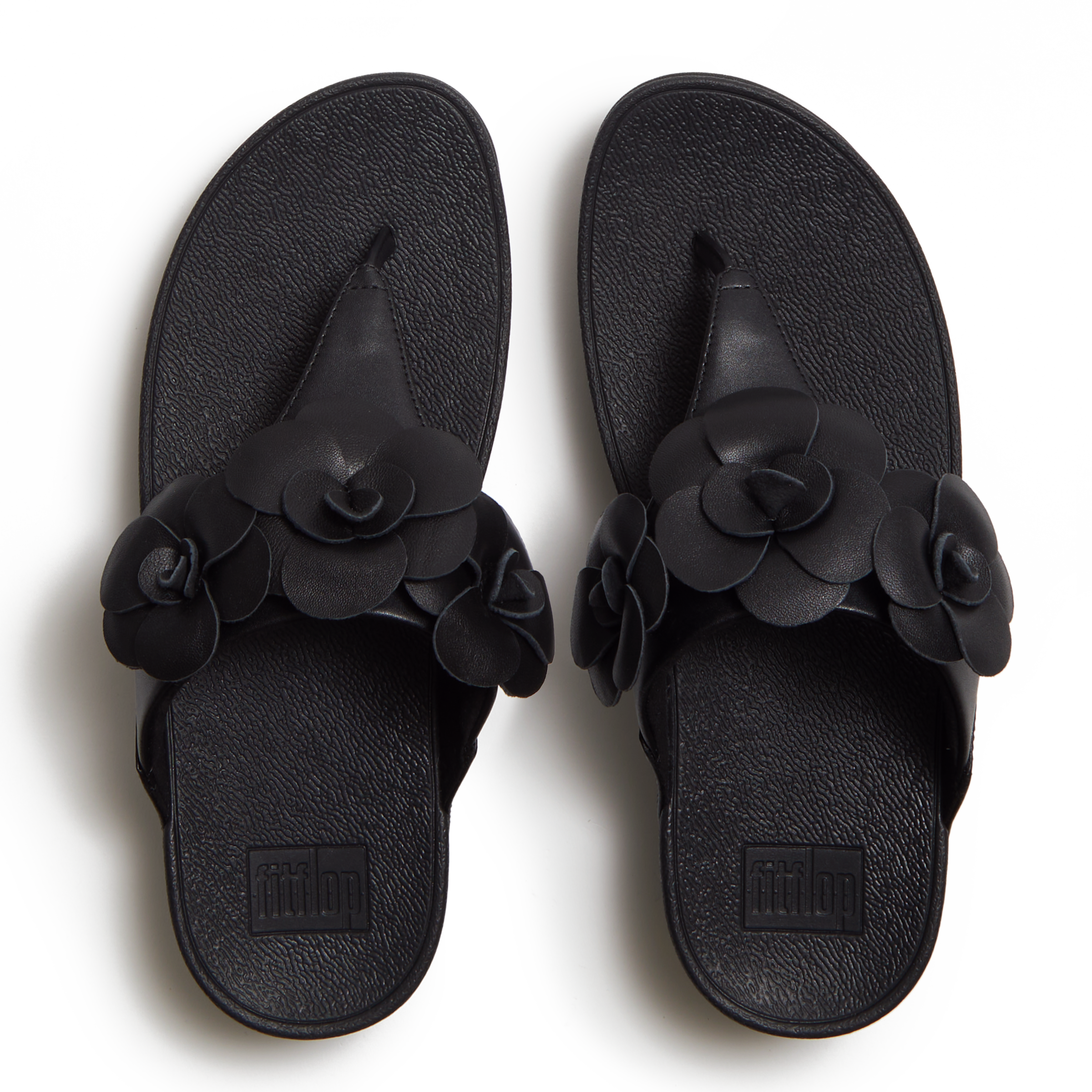 Fitflop Dianette »LULU FLOWER TOE-POST SANDALS«  Compensé, tongs, chaussure d'été avec décoration florale tendance