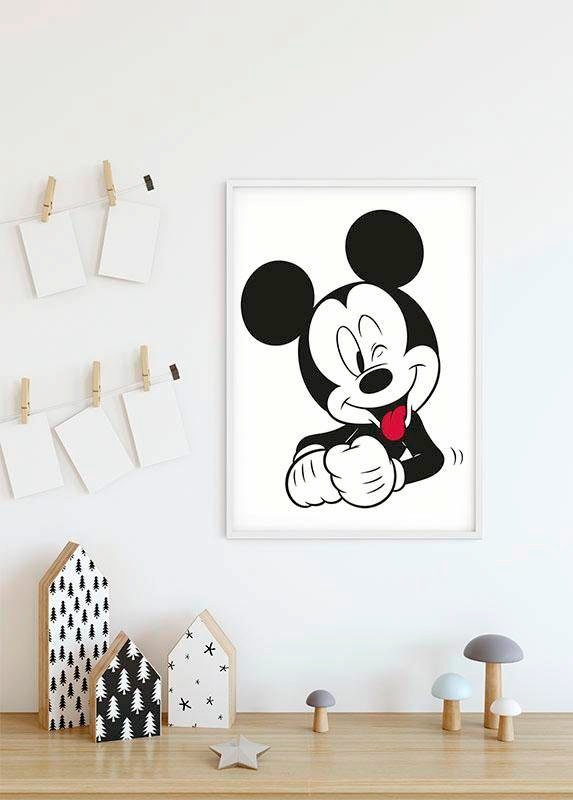 Komar Bild »Mickey Mouse Funny«, Disney, (1 St.), Wandbild zur Dekoration im Kinderzimmer - ohne Rahmen