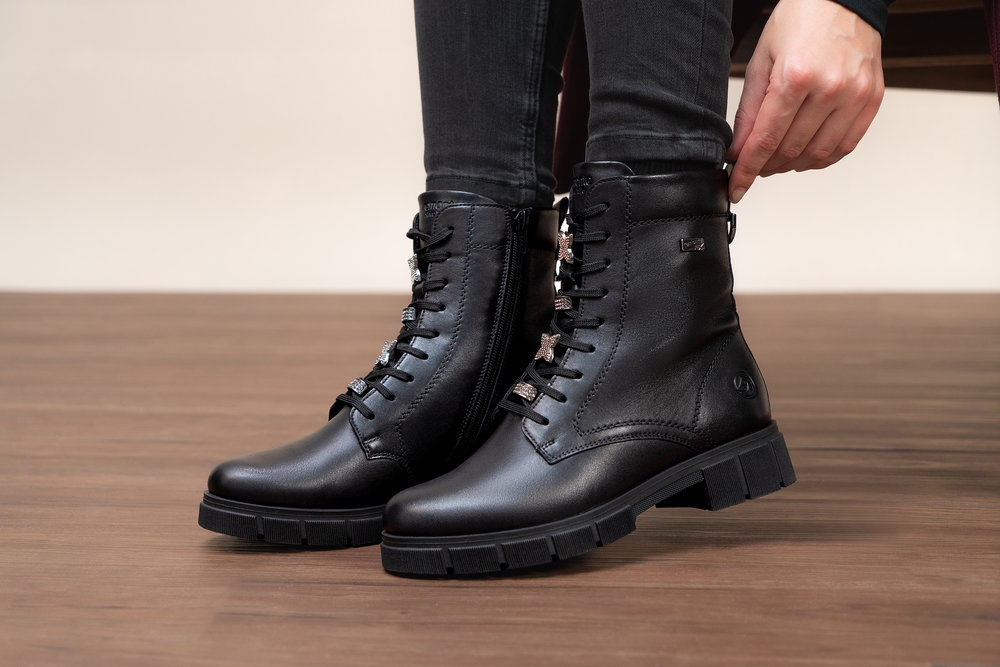 Remonte Bottes à lacets  bottes outdoor, bottines à lacets avec membrane TEX déperlante