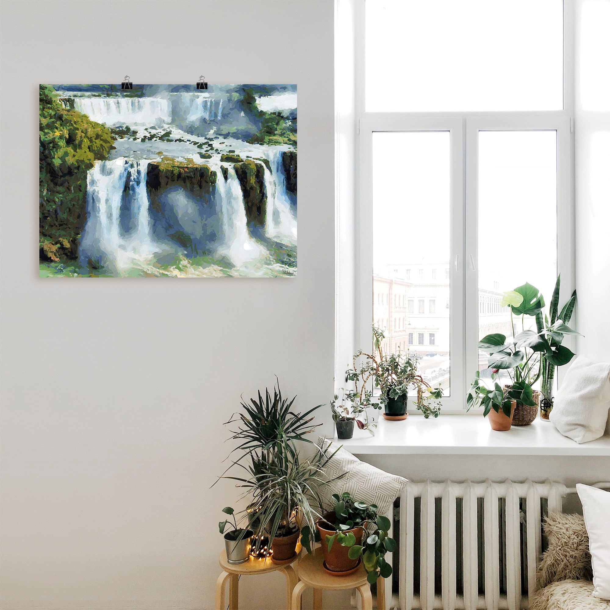 Artland Poster »Iguazu Wasserfälle IV«, Wasserfallbilder, (1 St.), als Alubild, Leinwandbild, Wandaufkleber oder Poster in versch. Grössen