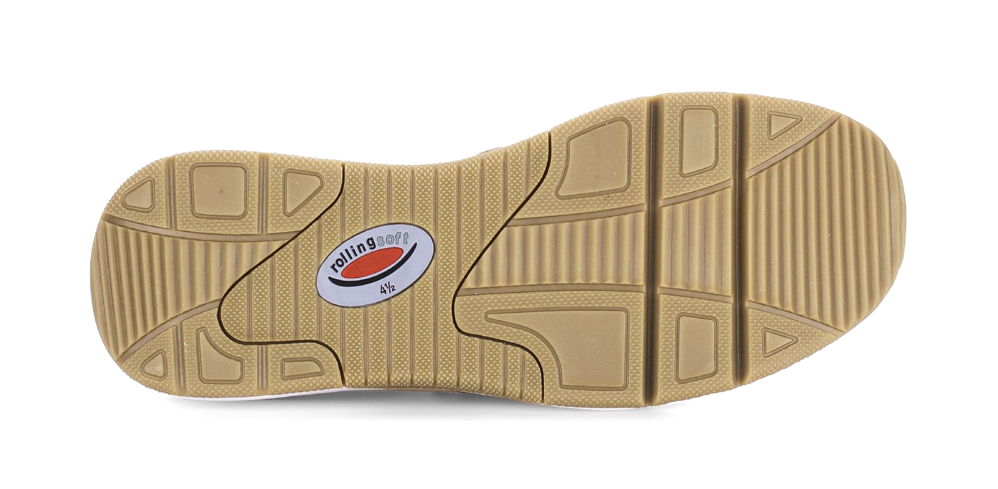 rollingsoft Keilsneaker  , Freizeitschuh, Halbschuh, Schnürschuh, Aussenreissverschluss, G-Weite