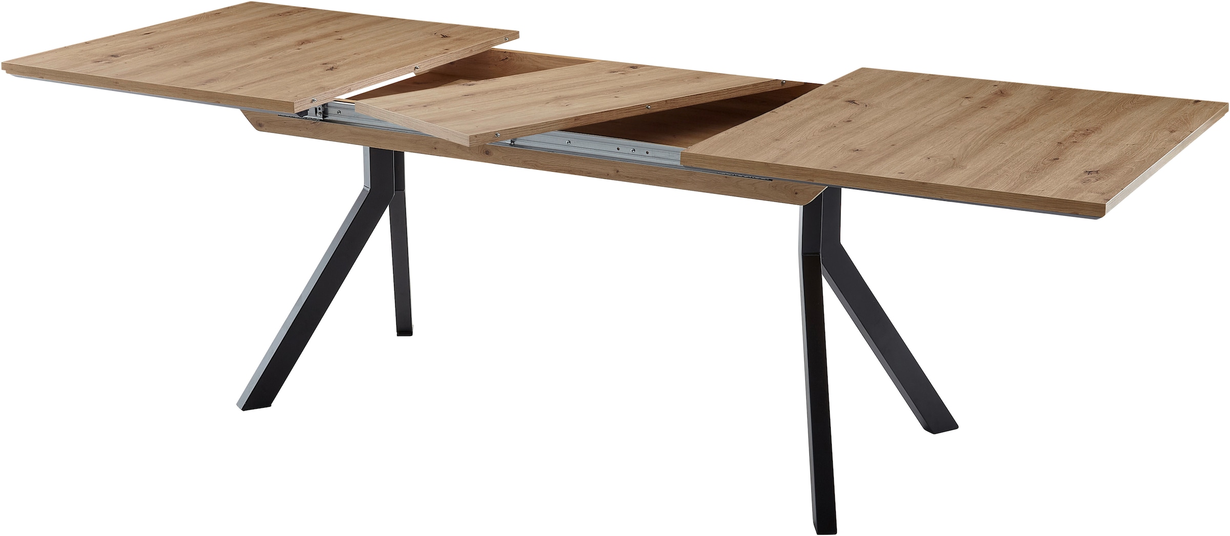 massivline&more Table de salle à manger »Brügge, Ausziehtisch«