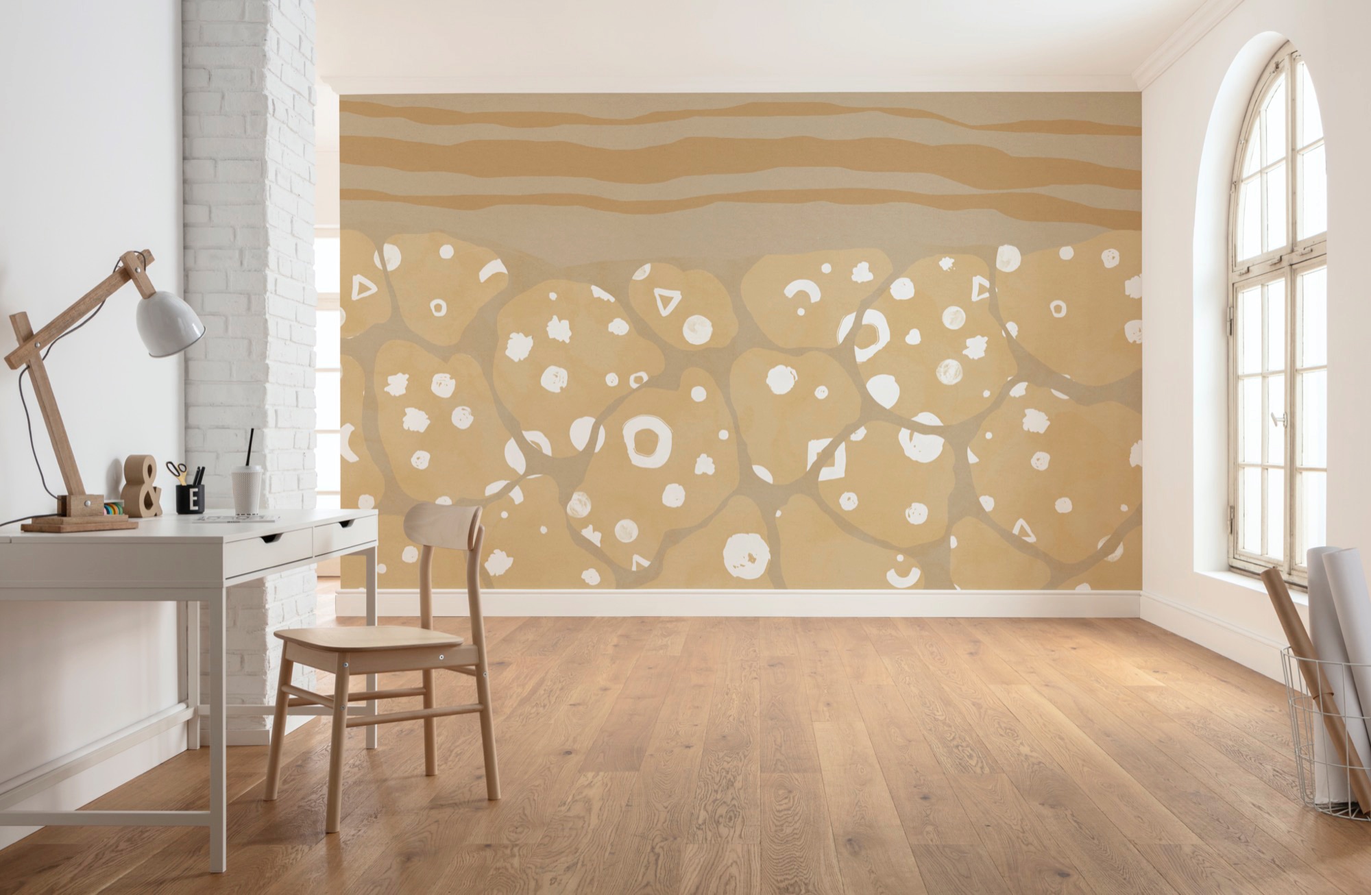 Komar Vliestapete »Digitaldruck Vlies - Subsoil - Grösse 400 x 280 cm«, bedruckt, Wohnzimmer, Schlafzimmer