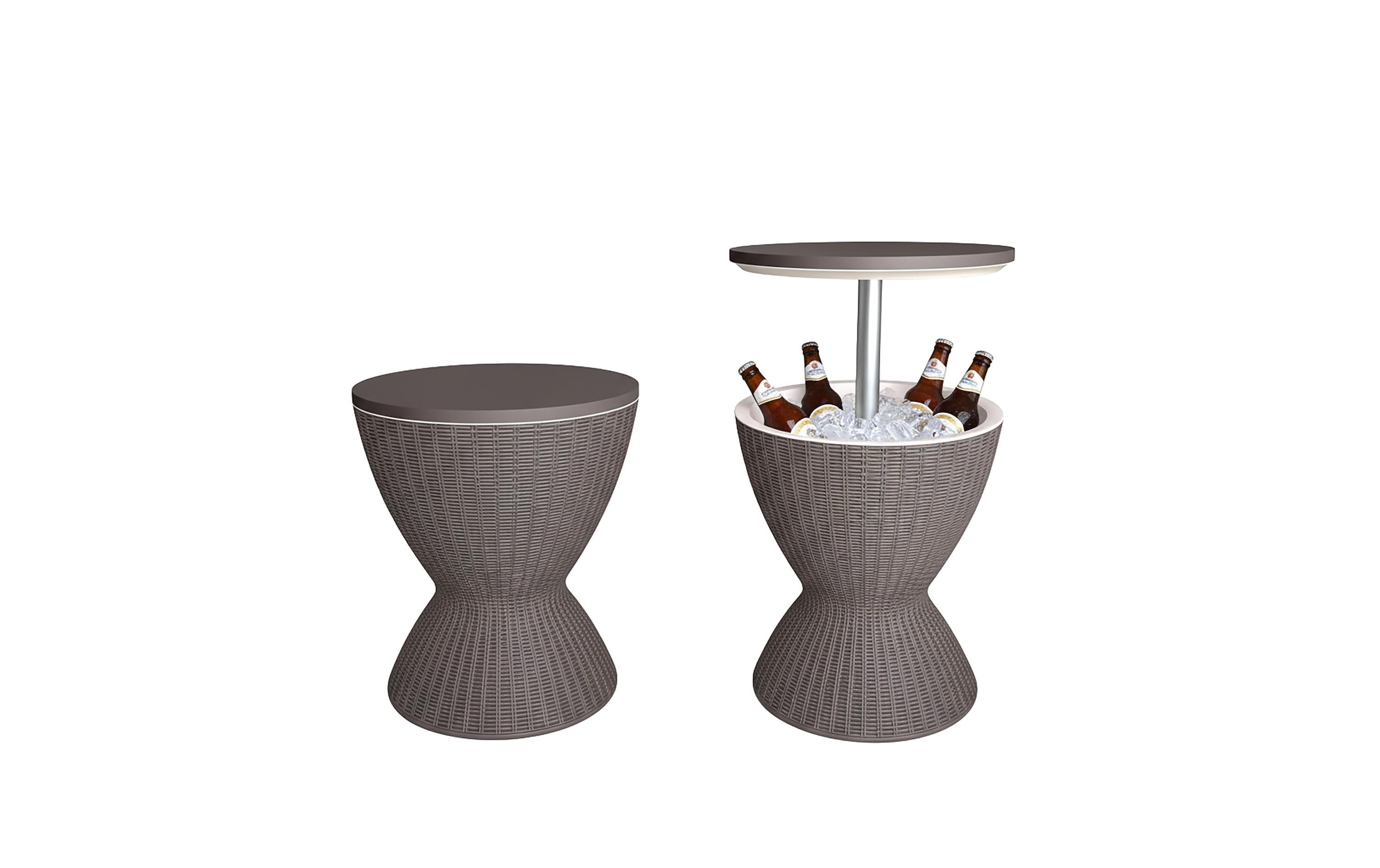 relaxdays Beistelltisch »mit Kühlfunktion 30 L 48.5 x 82 cm«
