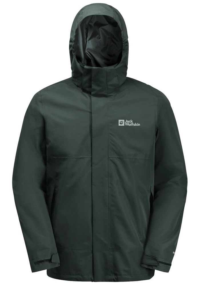 Jack Wolfskin 3-in-1-Funktionsjacke »LUNTAL 3IN1 JKT M«, mit Kapuze