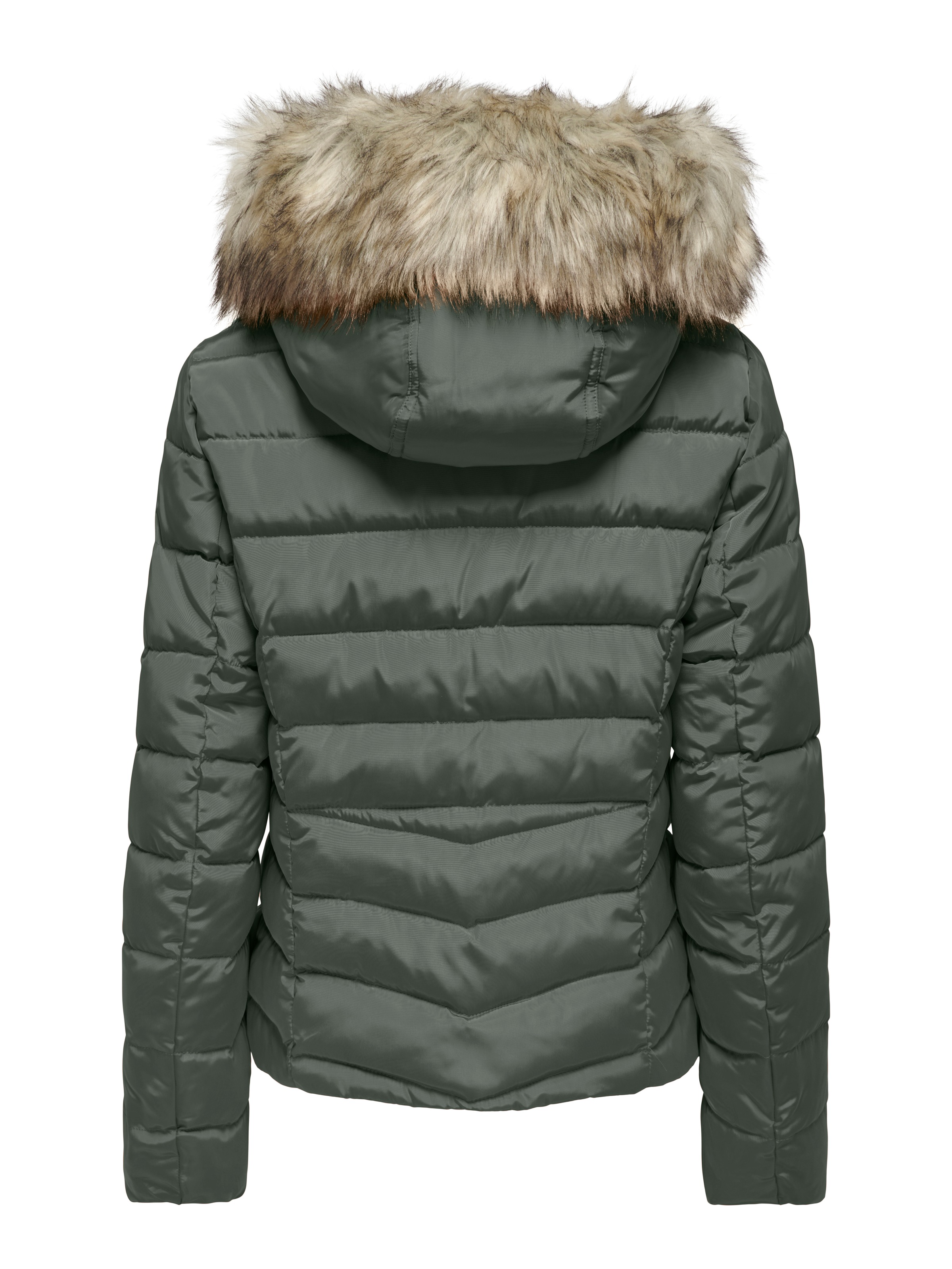 ONLY Steppjacke »ONLELLAN QUILTED HOOD JACKET CC OTW« mit Kapuze Kunstfaser,