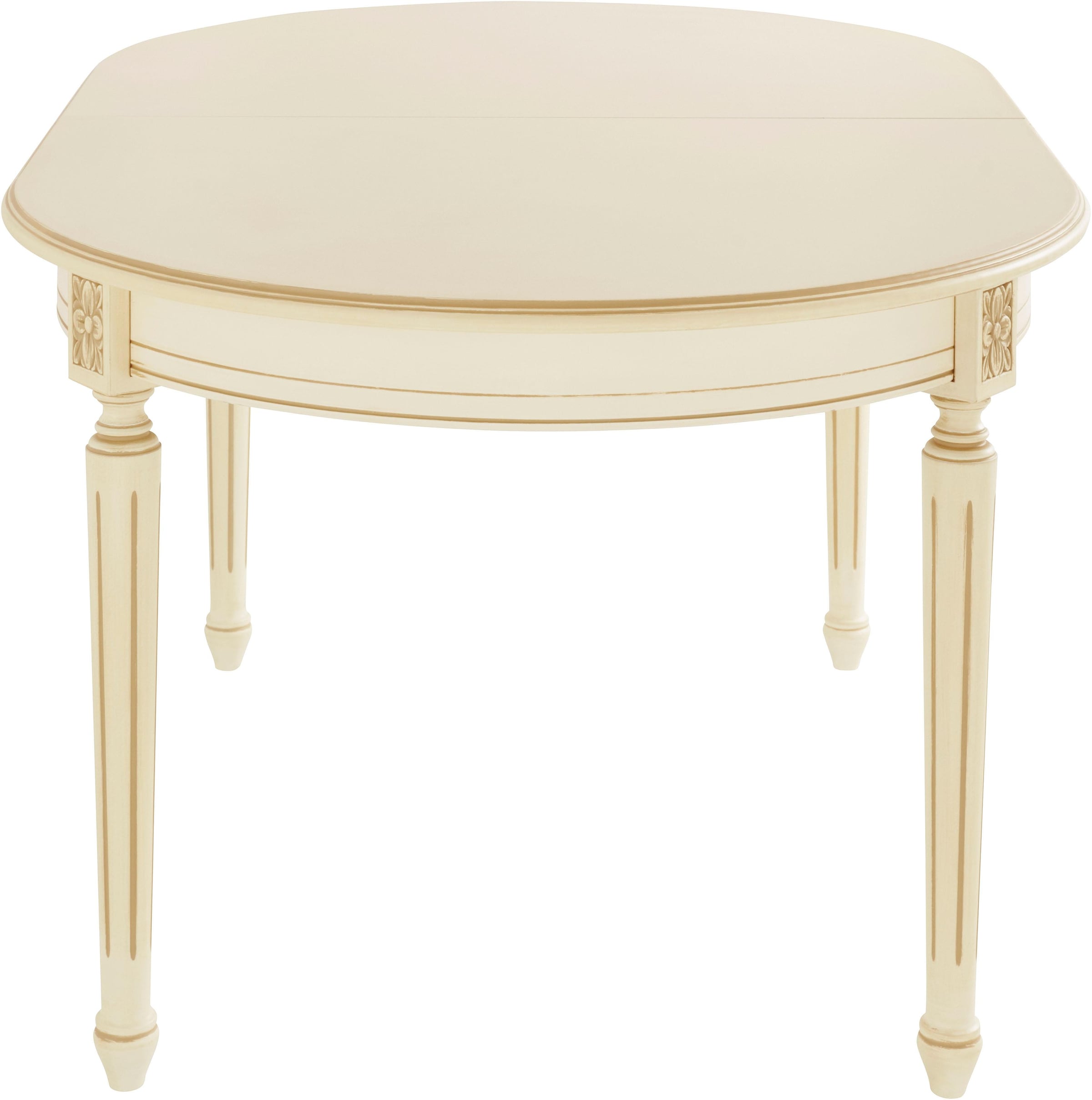 Home affaire Table de salle à manger »LUIGI« Breite 166-216 cm, natur weiss