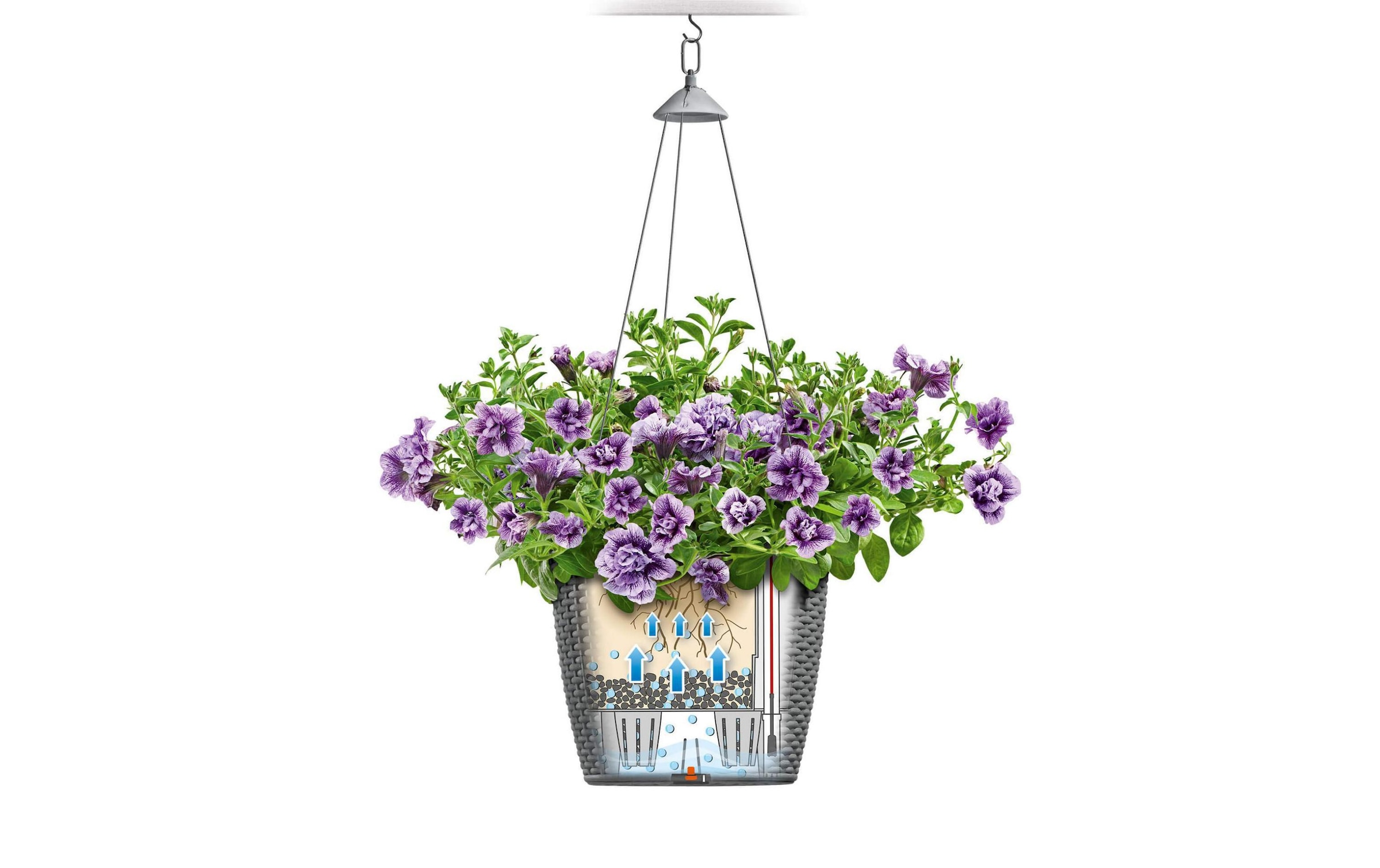   Blumentopf »Lechuza Nido Cottage Braun«