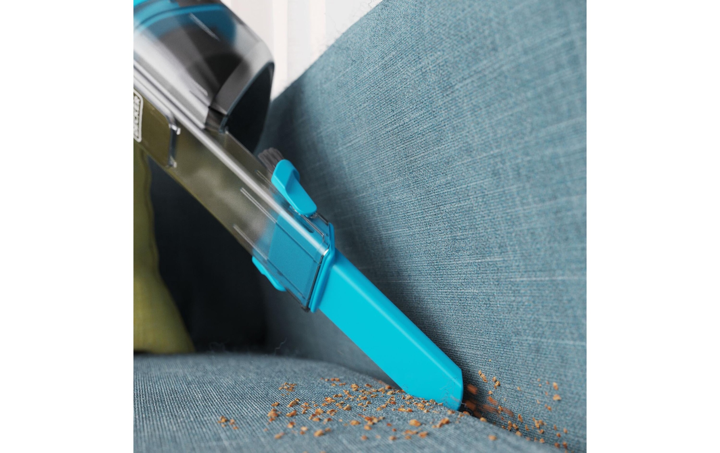 Akku-Handstaubsauger »BLACK+DECKER NVD215J-QW Hellblau/Schwarz«