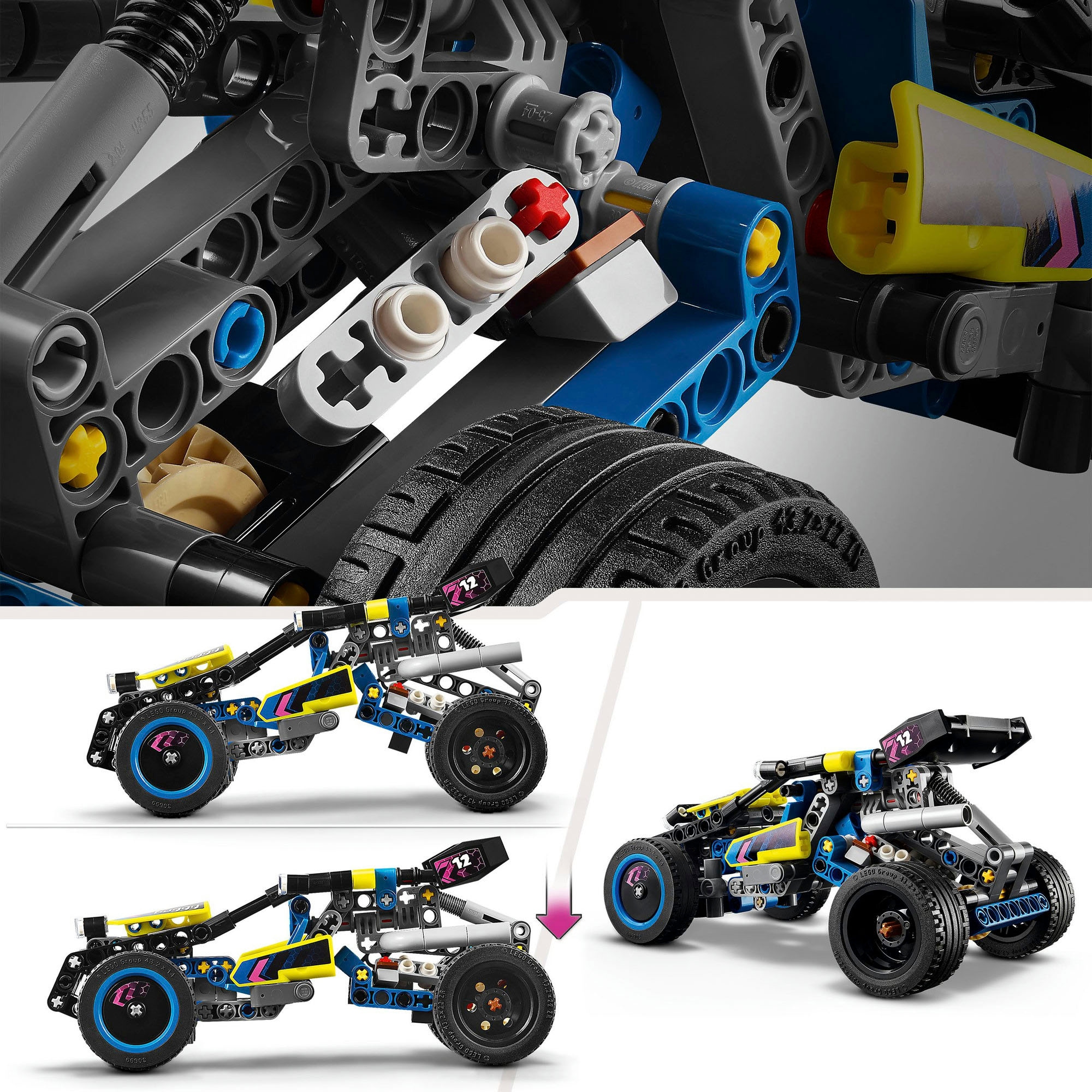 LEGO® Pions de construction »Offroad Rennbuggy (42164), LEGO Technic« Made in Europe