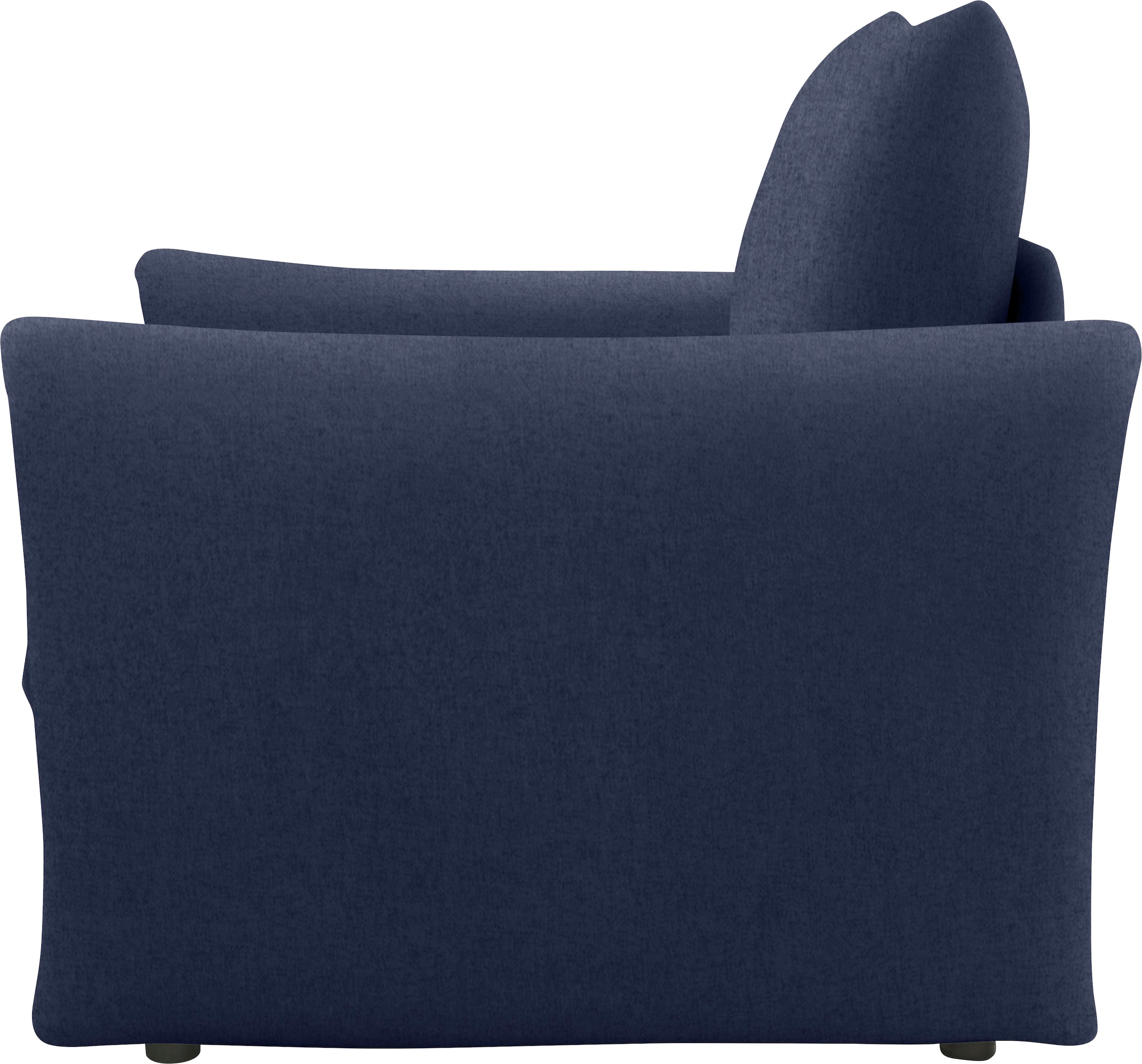 DOMO collection Sessel »700023 wandelbar zum Loungesessel, Relaxliege und Gästebett«, Schlaffunktion, Federkern, stabile Liegefläche ca. 70 x 195 cm