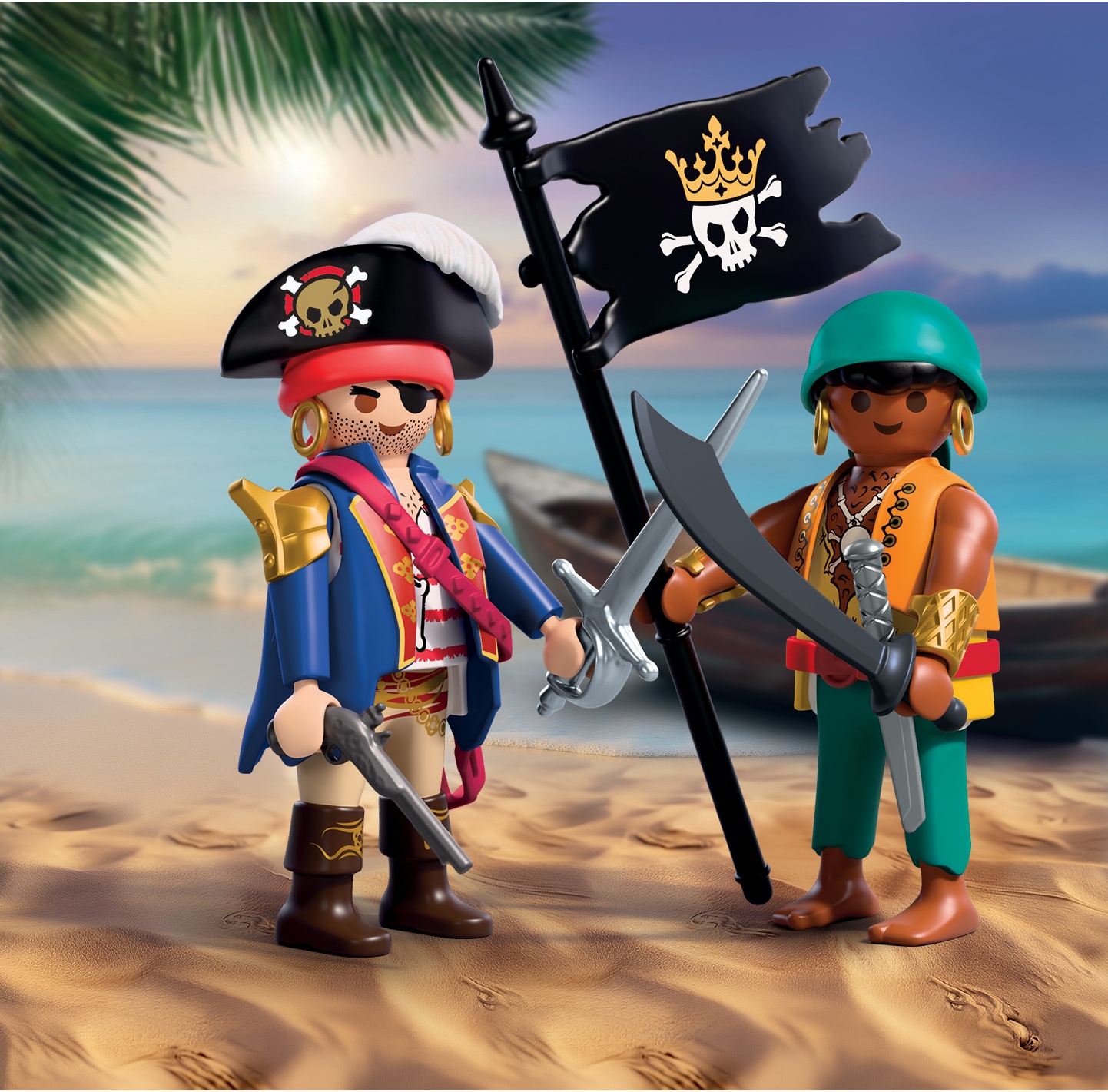 Playmobil® Konstruktions-Spielset »DuoPack Piraten (72024), Pirates«