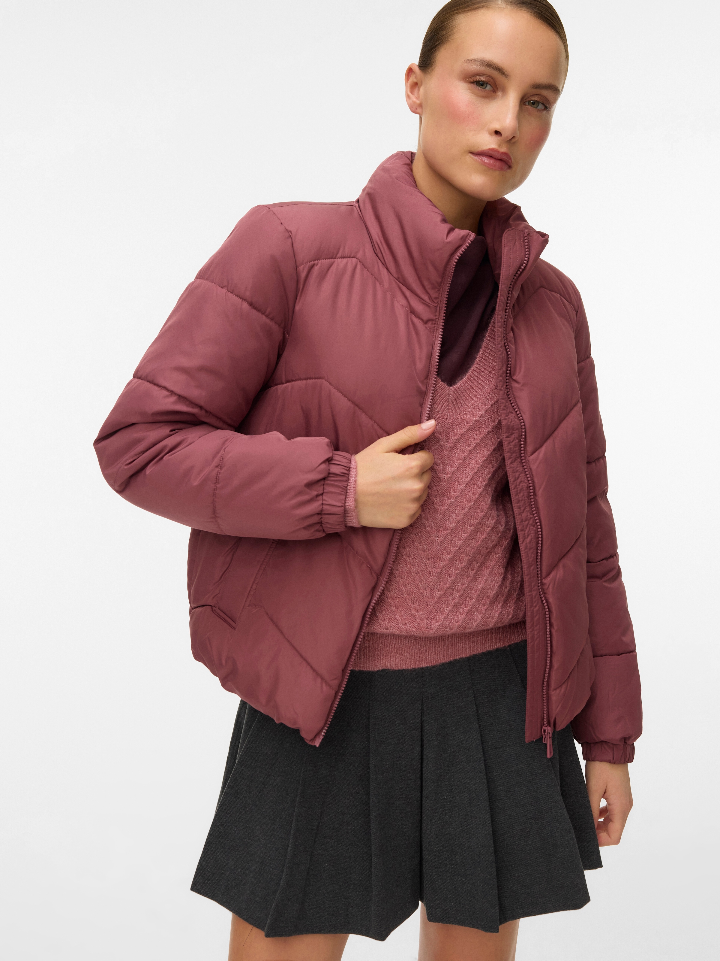 Vero Moda Steppjacke »VMLIGARIO SHORT JACKET BOO« ohne Kapuze