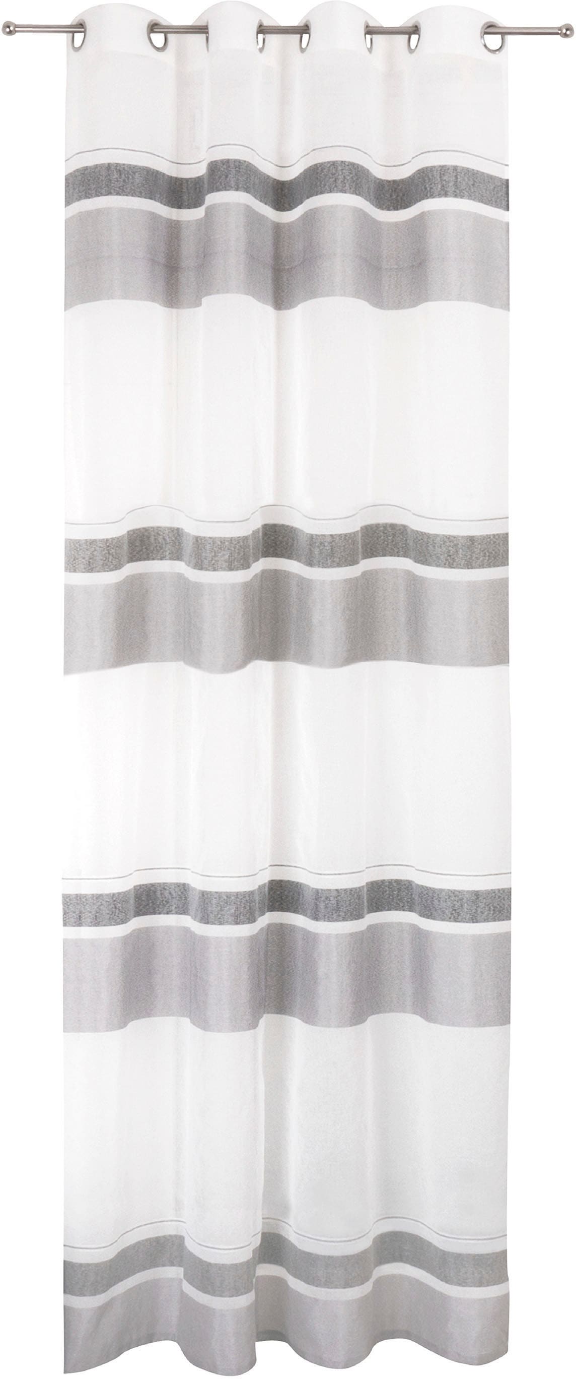 decolife Gardine »Vilmar« Ösen 1 Stk. tlg. mit schmalen und breiten Streifen