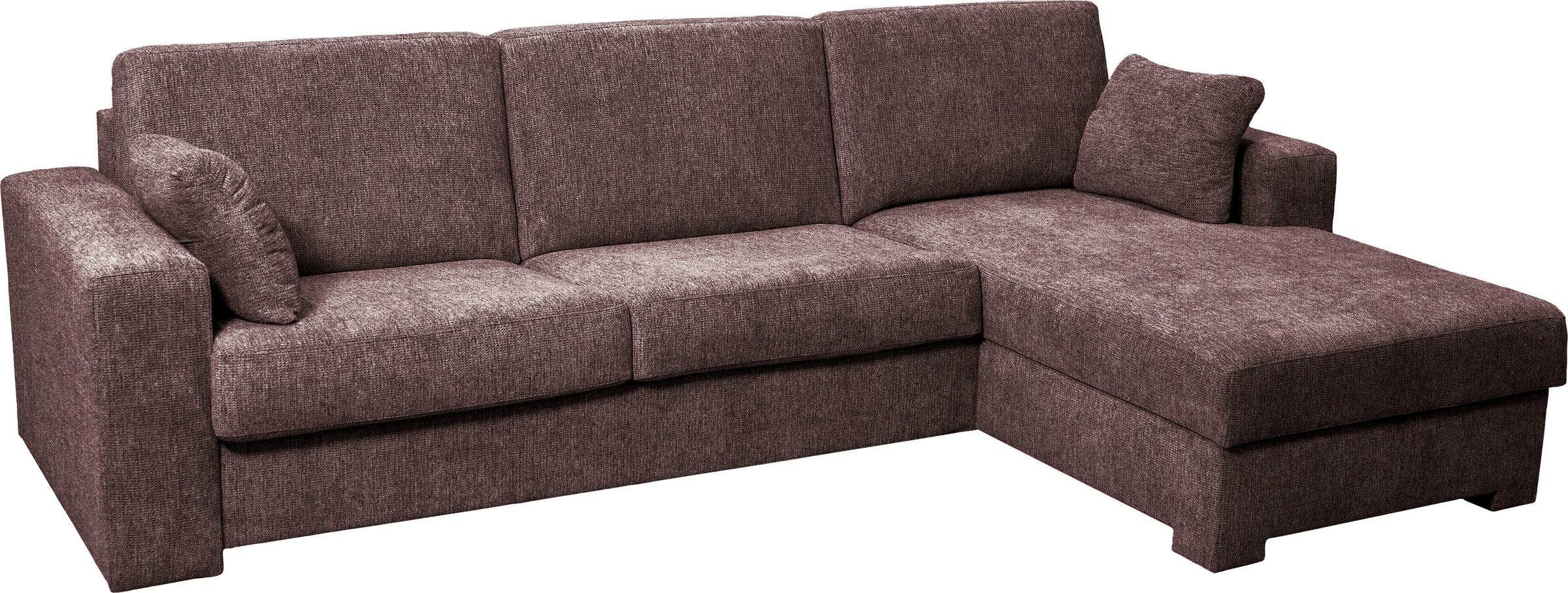 Home affaire Ecksofa Roma "L" Dauerschlaffunktion, mit Unterfederung, Matratzenhöhe 14cm, Liegemasse ca 163x198 cm, L-Form