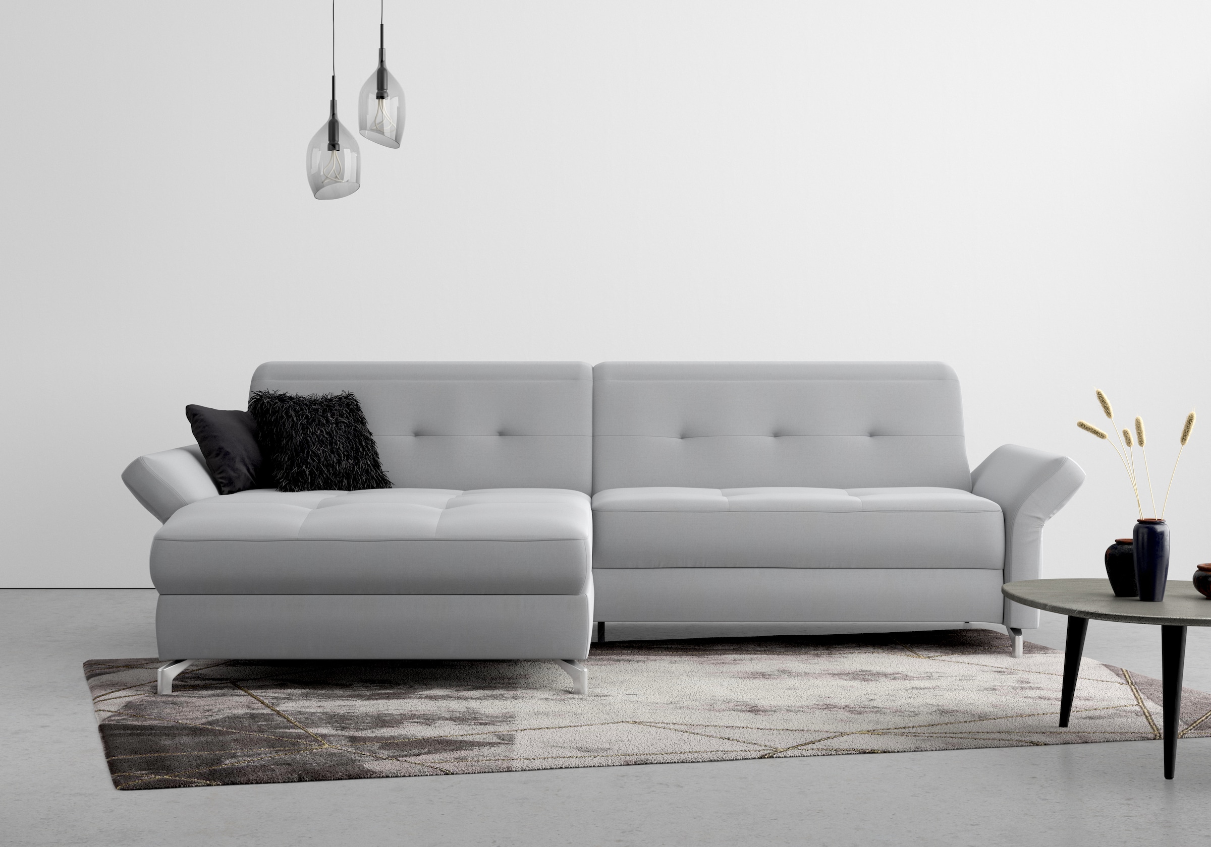 Image of Home affaire Ecksofa "Maredo L-Form" Federkern, wahlweise auch mit Kopfteil- und Armlehnverstellung