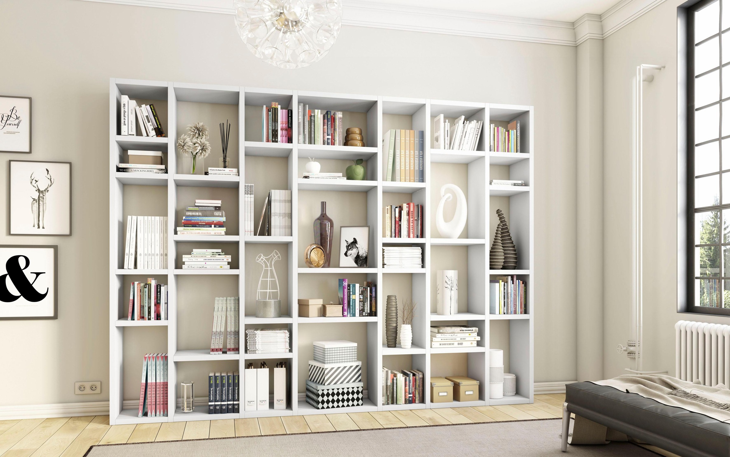 Image of fif möbel Raumteilerregal »TORO 380«, Breite 295 cm bei Ackermann Versand Schweiz