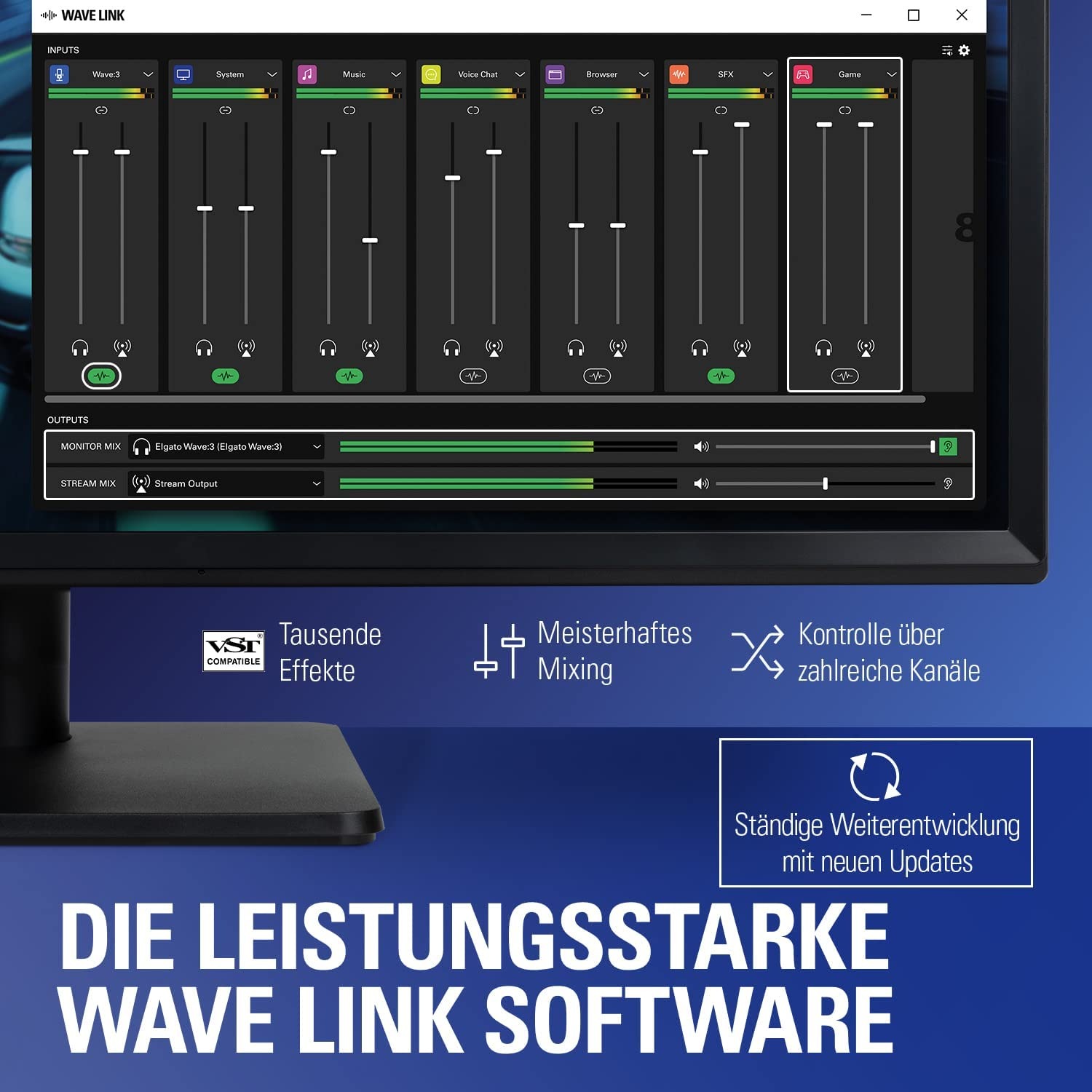 Elgato Mikrofon »Wave:3 Mikrofon & Stream Deck MK.2«