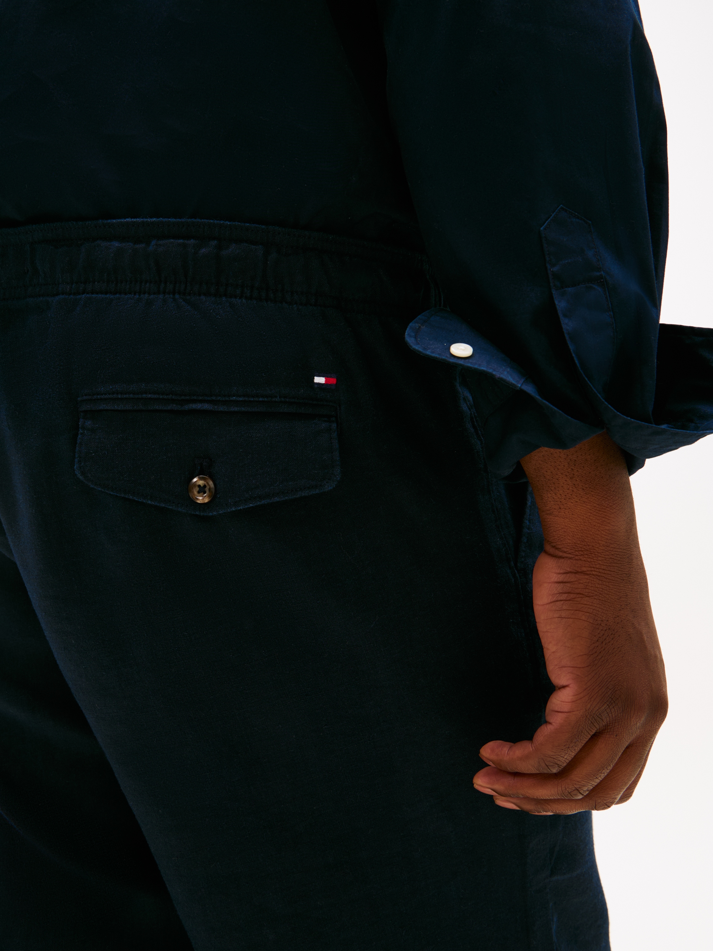 Tommy Hilfiger Big & Tall Shorts »BT-BROOKLYN PO LINEN SHORT-B«, Grosse Grössen