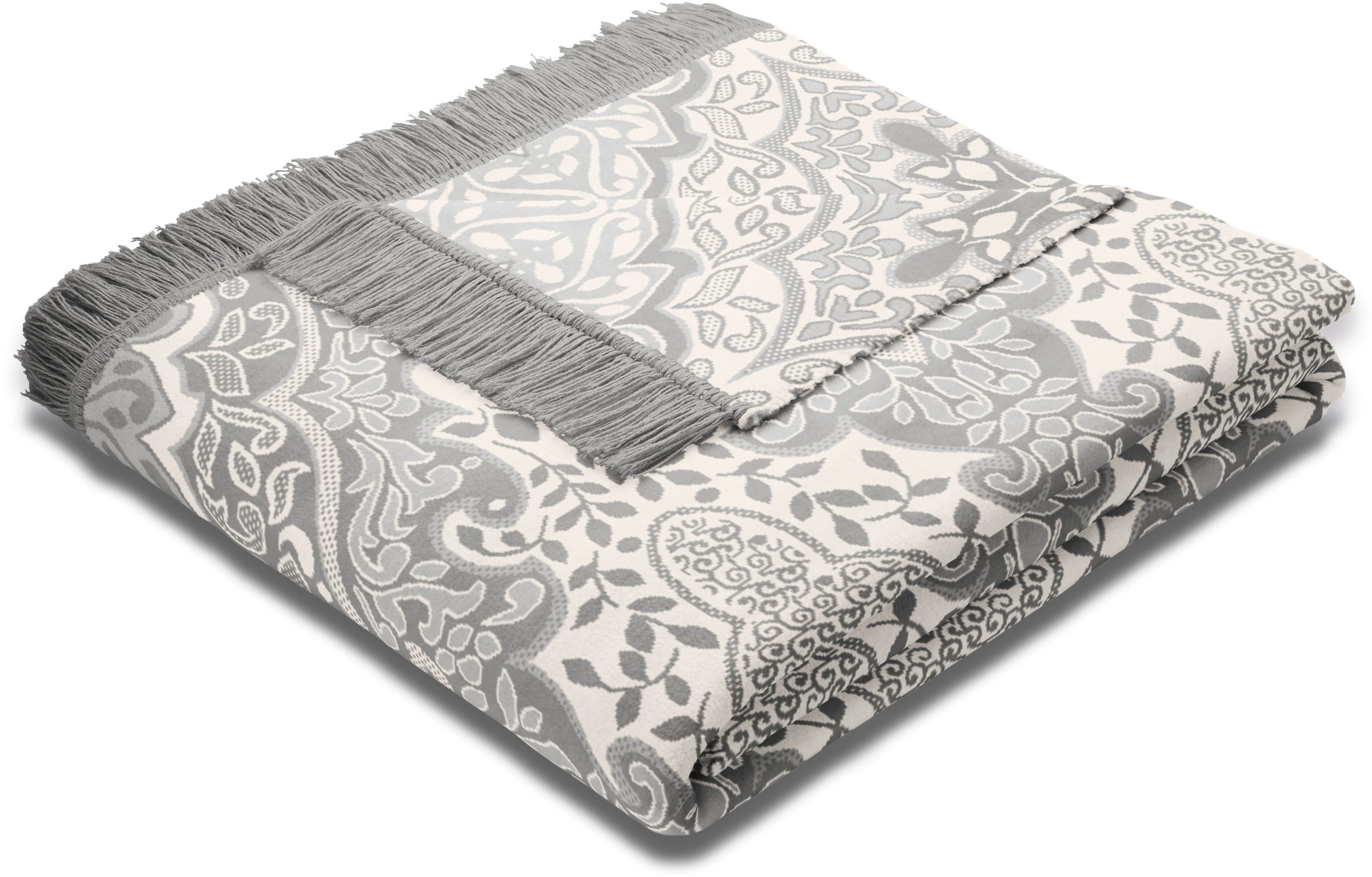 Image of BIEDERLACK Wohndecke »Lace«, mit hochwertiger Franse, Kuscheldecke bei Ackermann Versand Schweiz