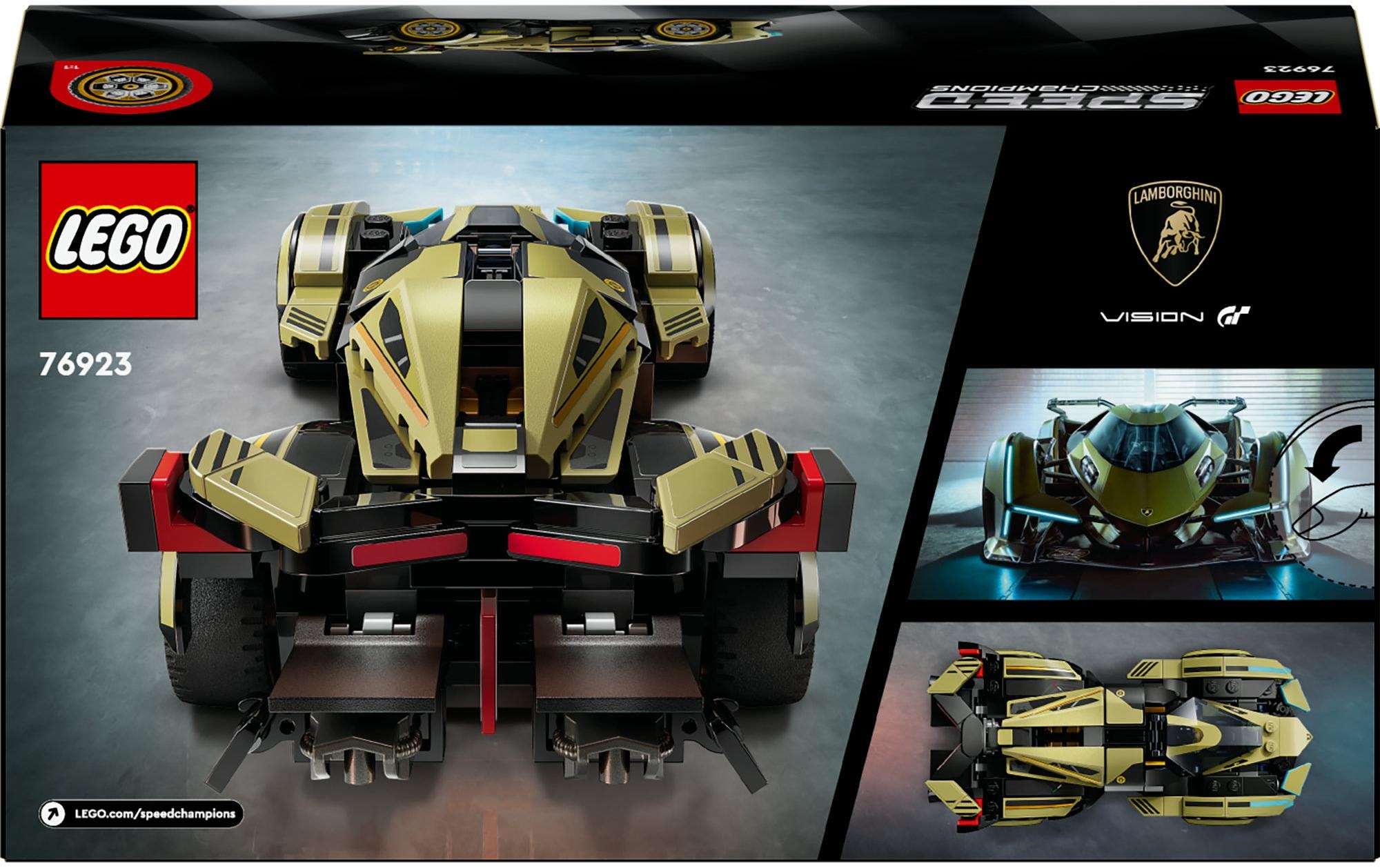 LEGO® Spielbausteine »Speed Champions Lamborghini Lambo V12 Vision GT 76923«