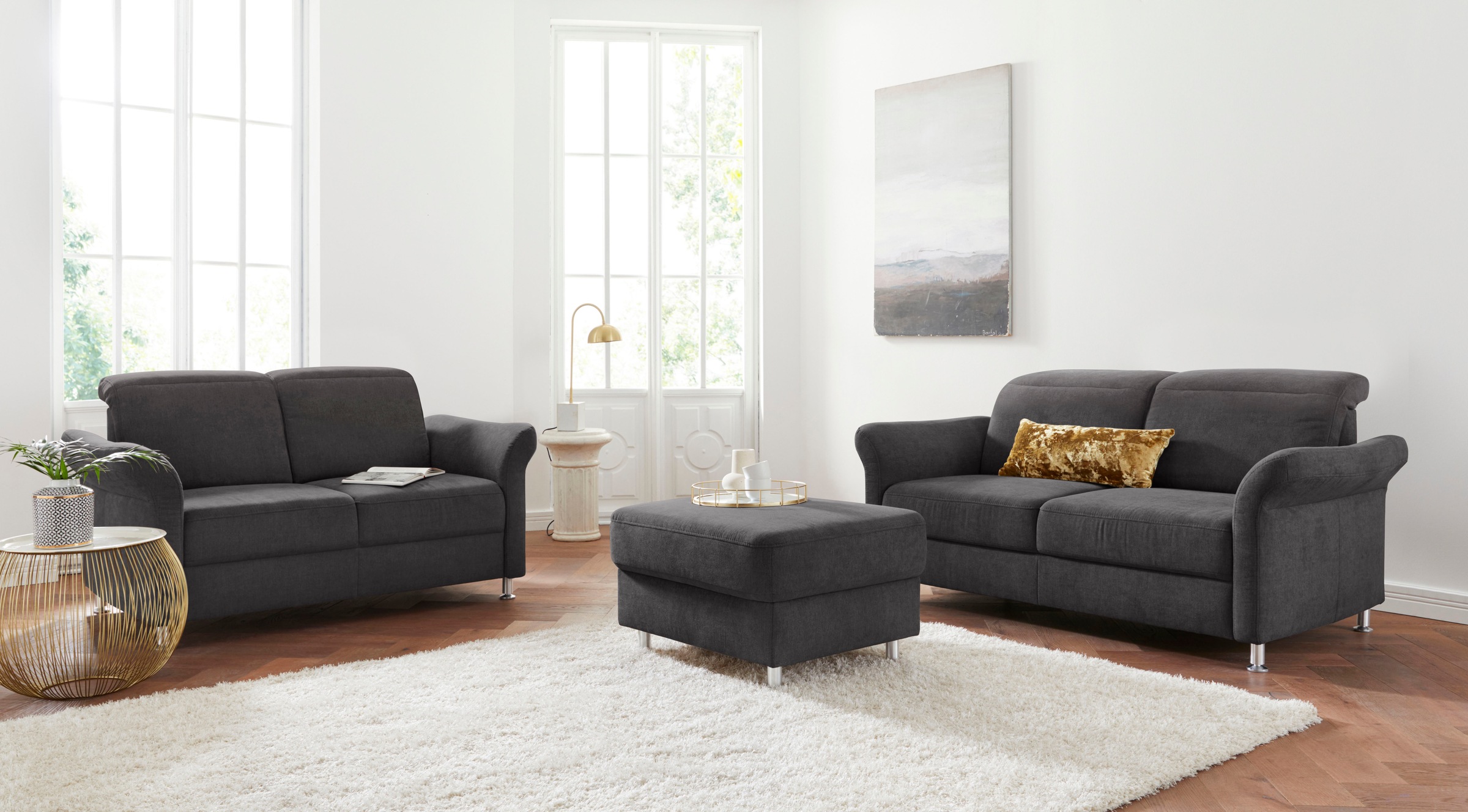 sit&more 2,5-places »Darwin« inklusive Federkern, wahlweise mit Kopfteilverstellung