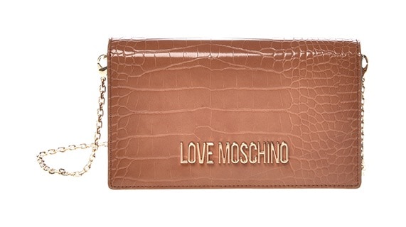 LOVE MOSCHINO Clutch, in modischer Reptil Optik kaufen