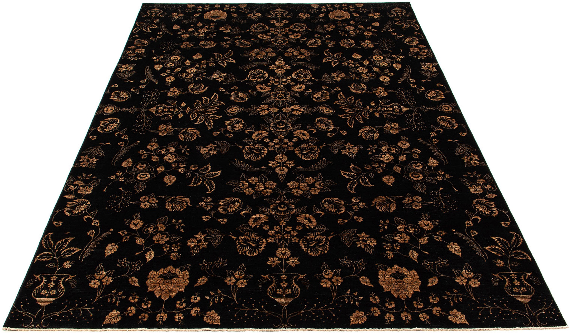 Image of morgenland Orientteppich »Ziegler - 381 x 294 cm - dunkelblau«, rechteckig, 6 mm Höhe, Wohnzimmer, Handgeknüpft, Einzelstück mit Zertifikat bei Ackermann Versand Schweiz