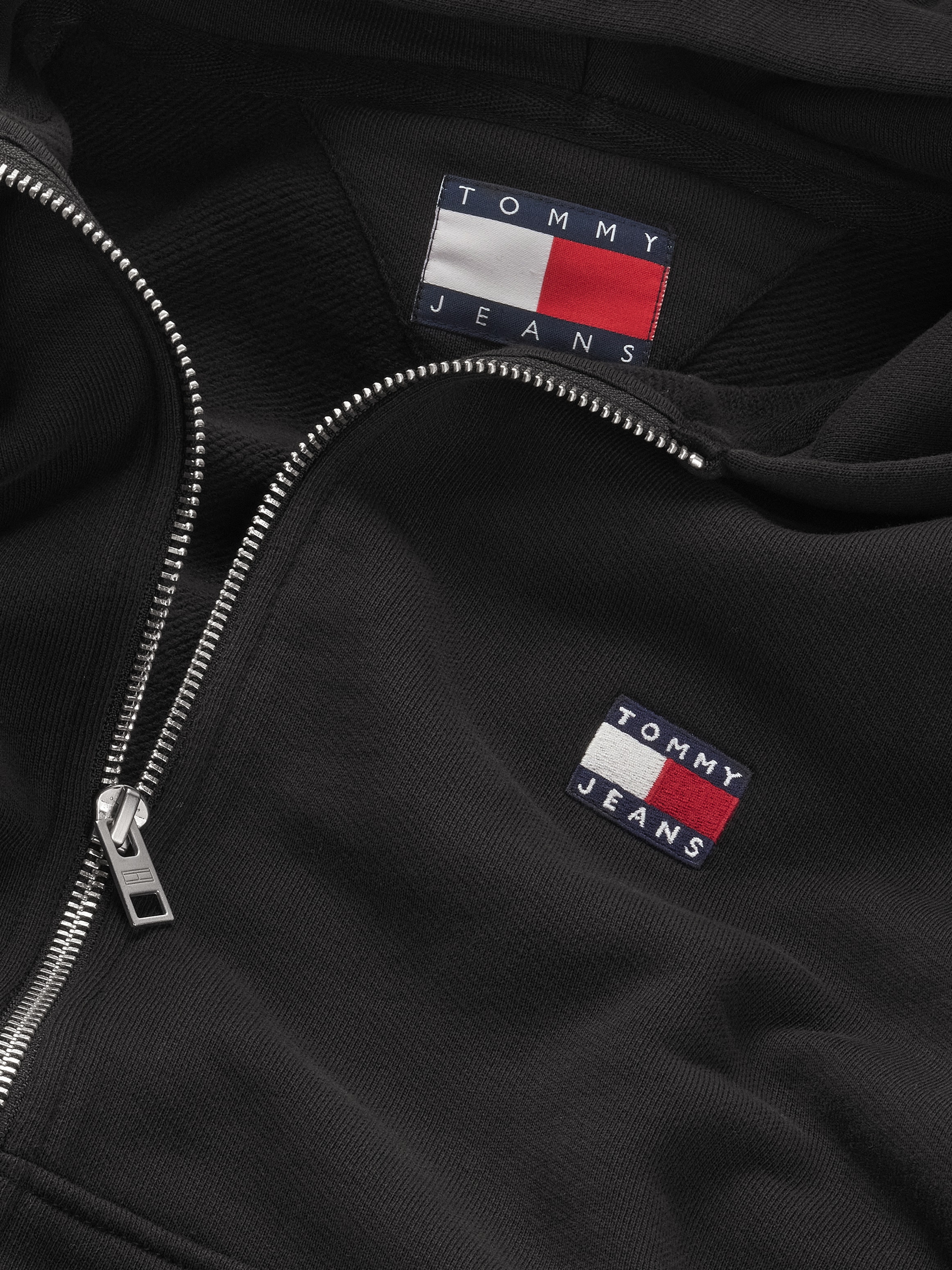 Tommy Jeans Curve Sweatshirt »Sweatshirt TJW BOXY BADG«, in Grossen Grössen, 2-Wege-Reissverschluss, mit Logostickerei