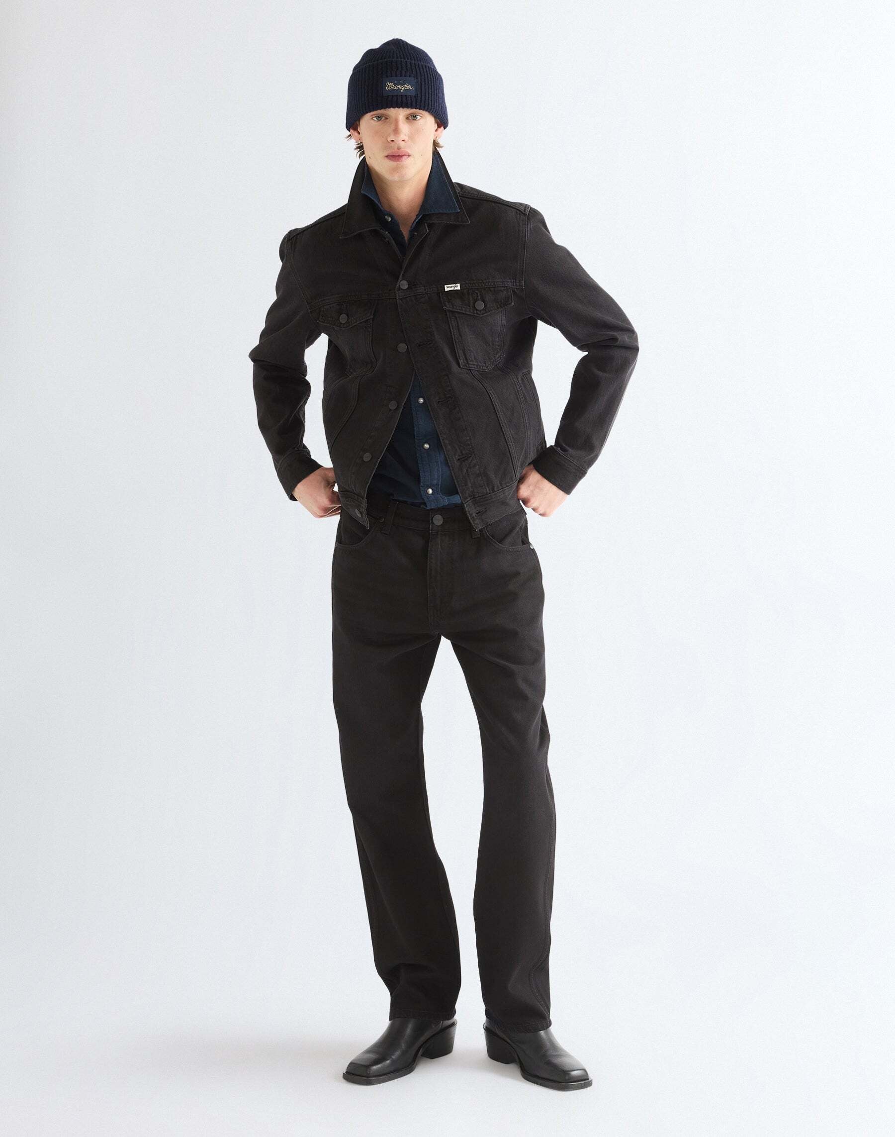 Wrangler Bonnet tricoté »WRANGLER Mütze Ribbed Wool«